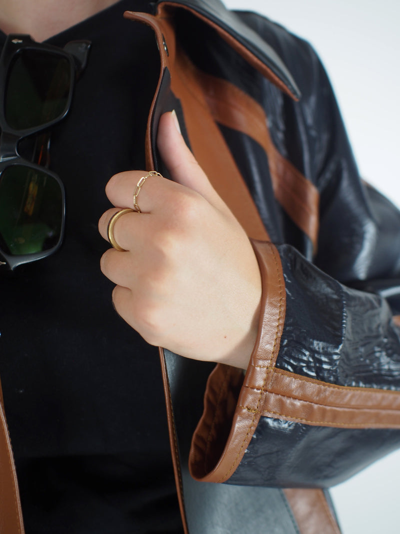 KASSL Editions-Reversible Leather Jacket-Jackets-Boboli-Vancouver-Canada