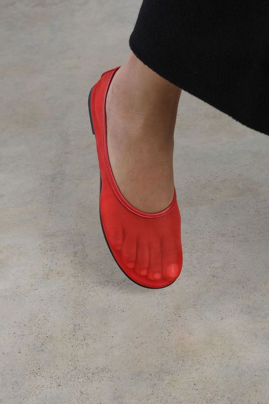 Dear Frances-Balla Mesh - Red-Shoes-Boboli-Vancouver-Canada