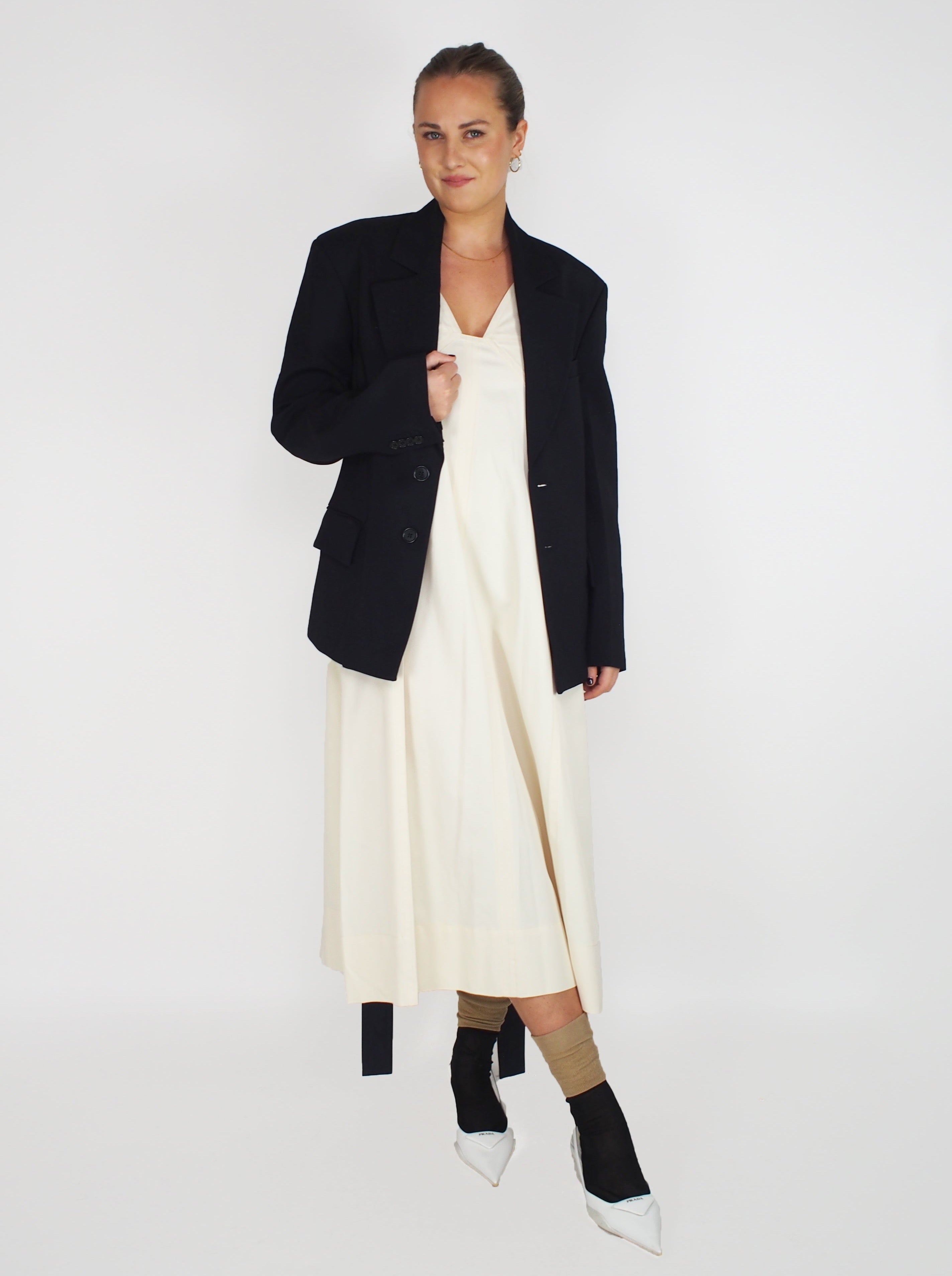 Plan C-Sartorial Dark Navy Blazer Jacket - Navy/Black-Blazers-Boboli-Vancouver-Canada