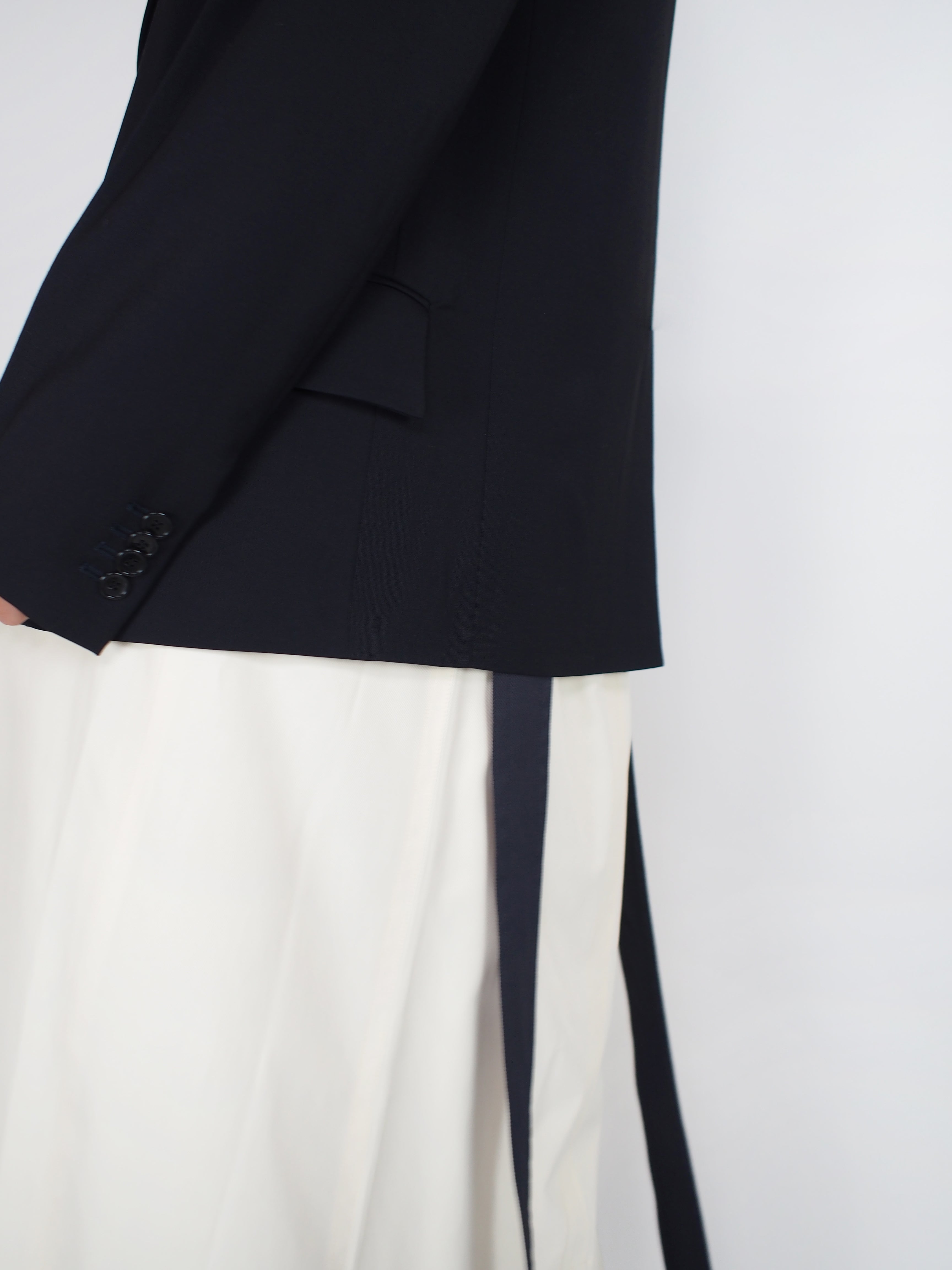 Plan C-Sartorial Dark Navy Blazer Jacket - Navy/Black-Blazers-Boboli-Vancouver-Canada