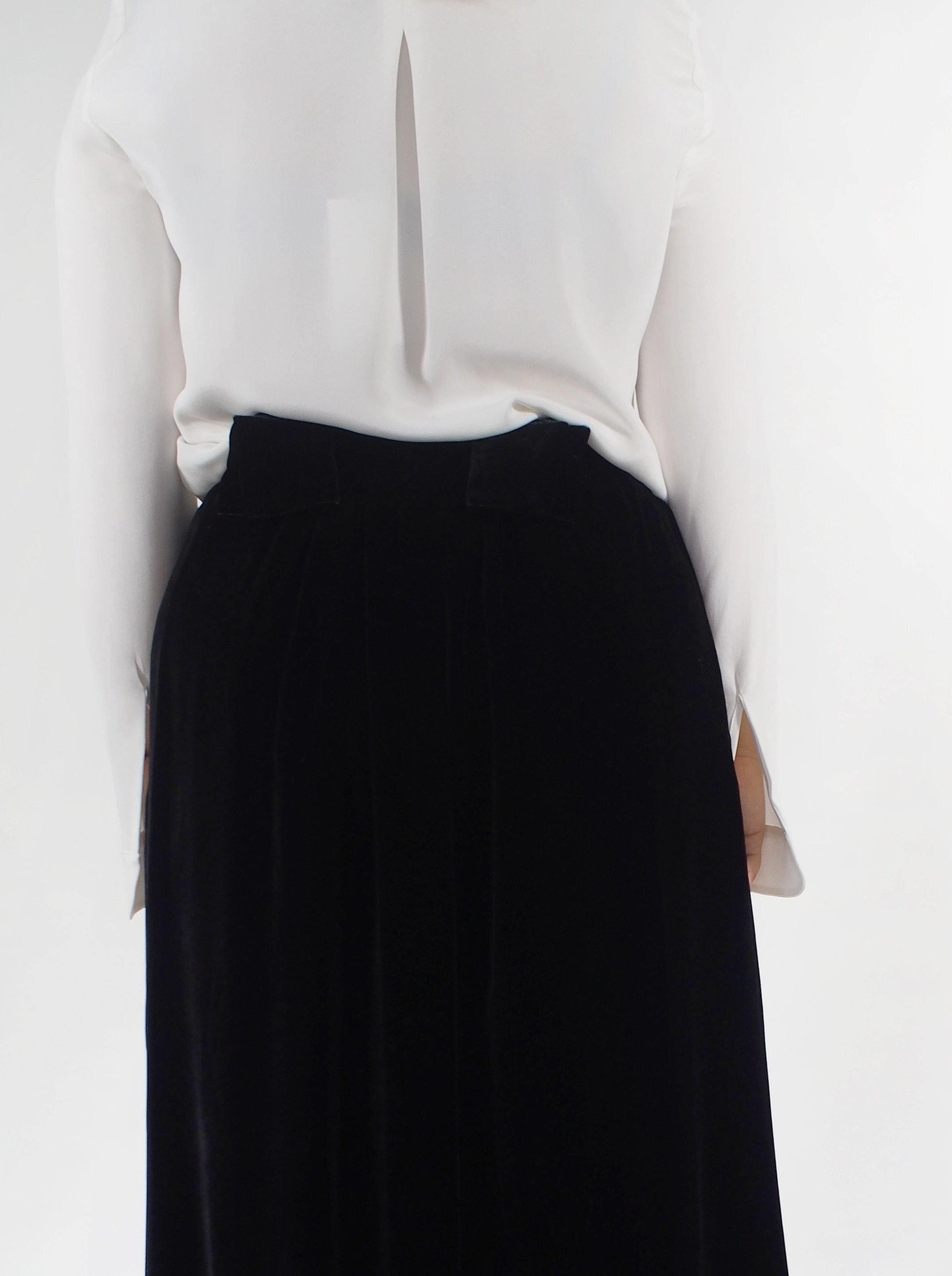 Sibel Saral-Silk Crew Neck Shirt - Off-White-Shirts-Boboli-Vancouver-Canada