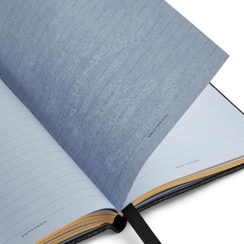 Smythson-Capital Ideas Notebook - Cobalt-Notebooks-Boboli-Vancouver-Canada