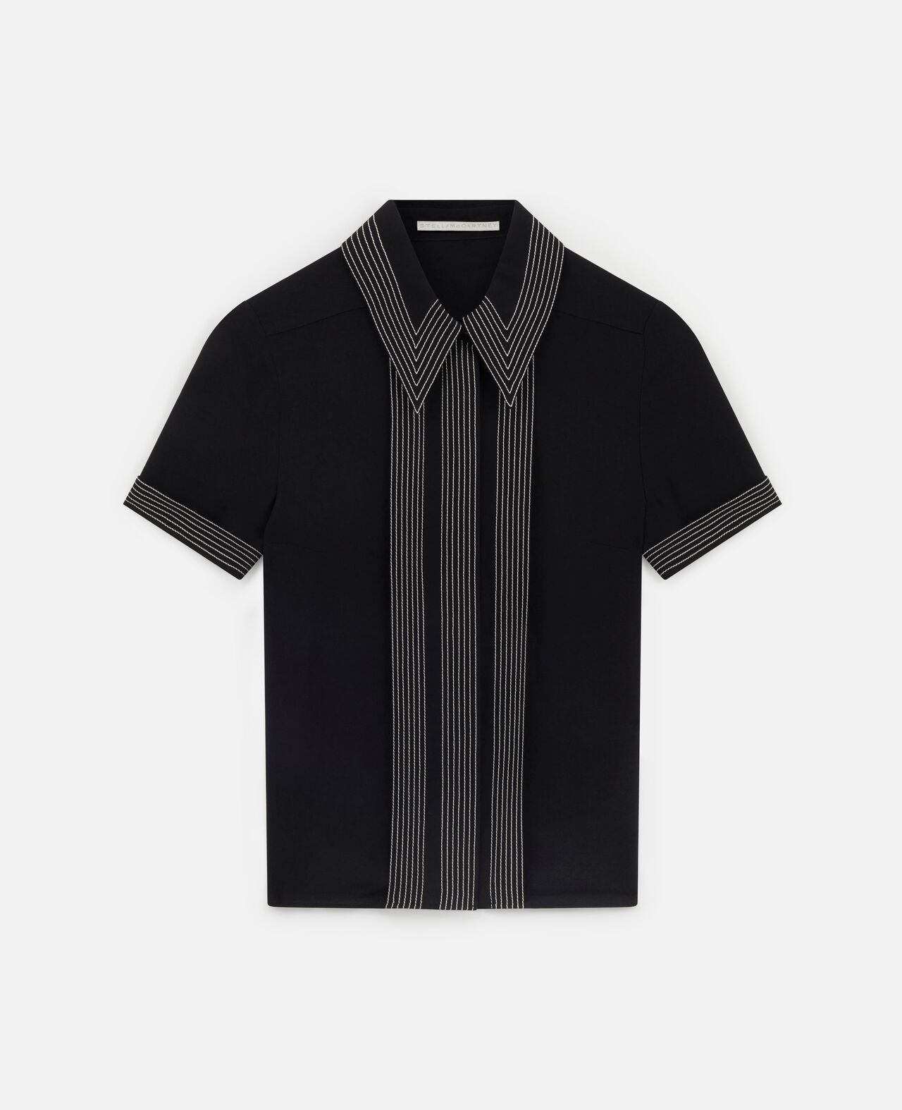 Stella McCartney-Rosa Shirt - Black-Shirts-Boboli-Vancouver-Canada