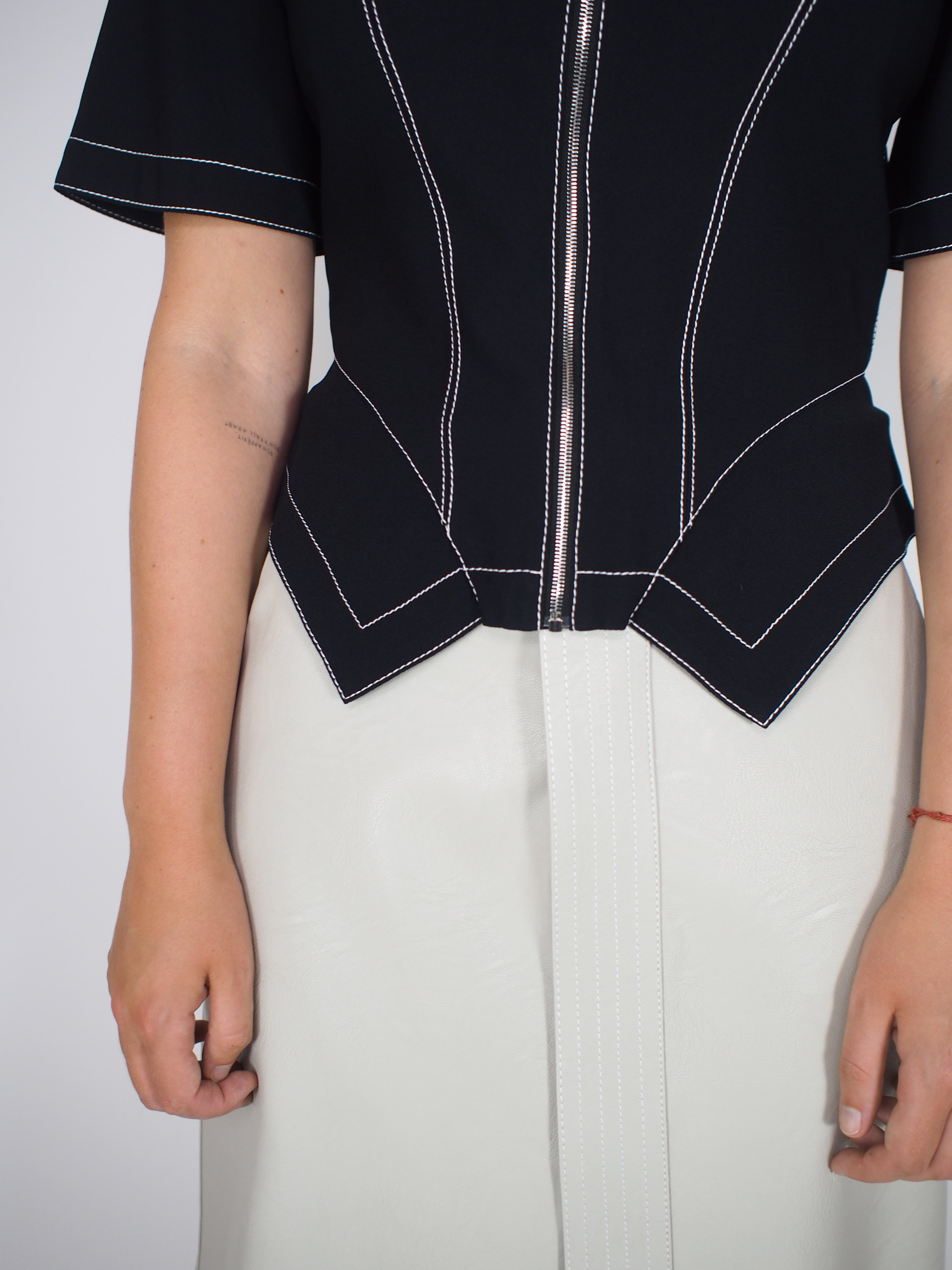 Stella McCartney-Tessa Top - Black-Blouses-Boboli-Vancouver-Canada