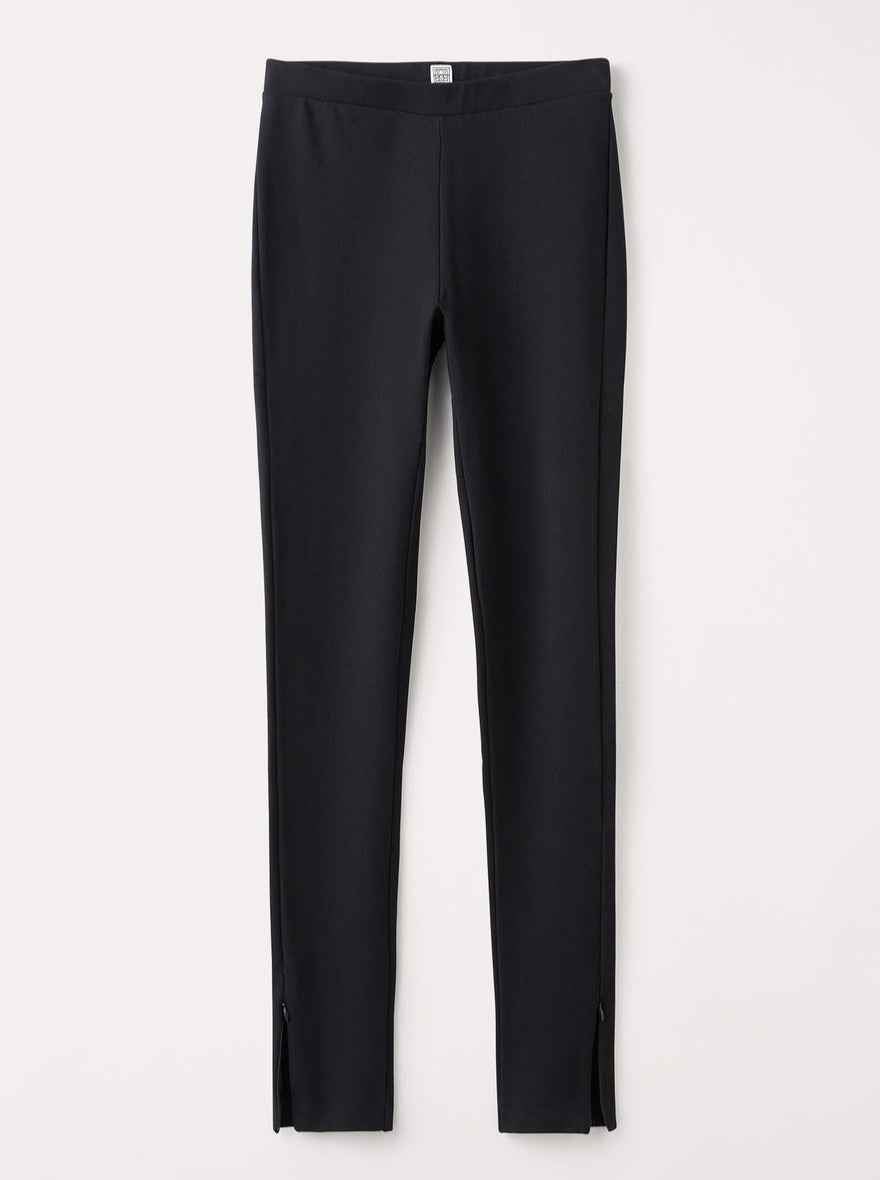 Totême-Zip Leggings - Black-Pants-Boboli-Vancouver-Canada