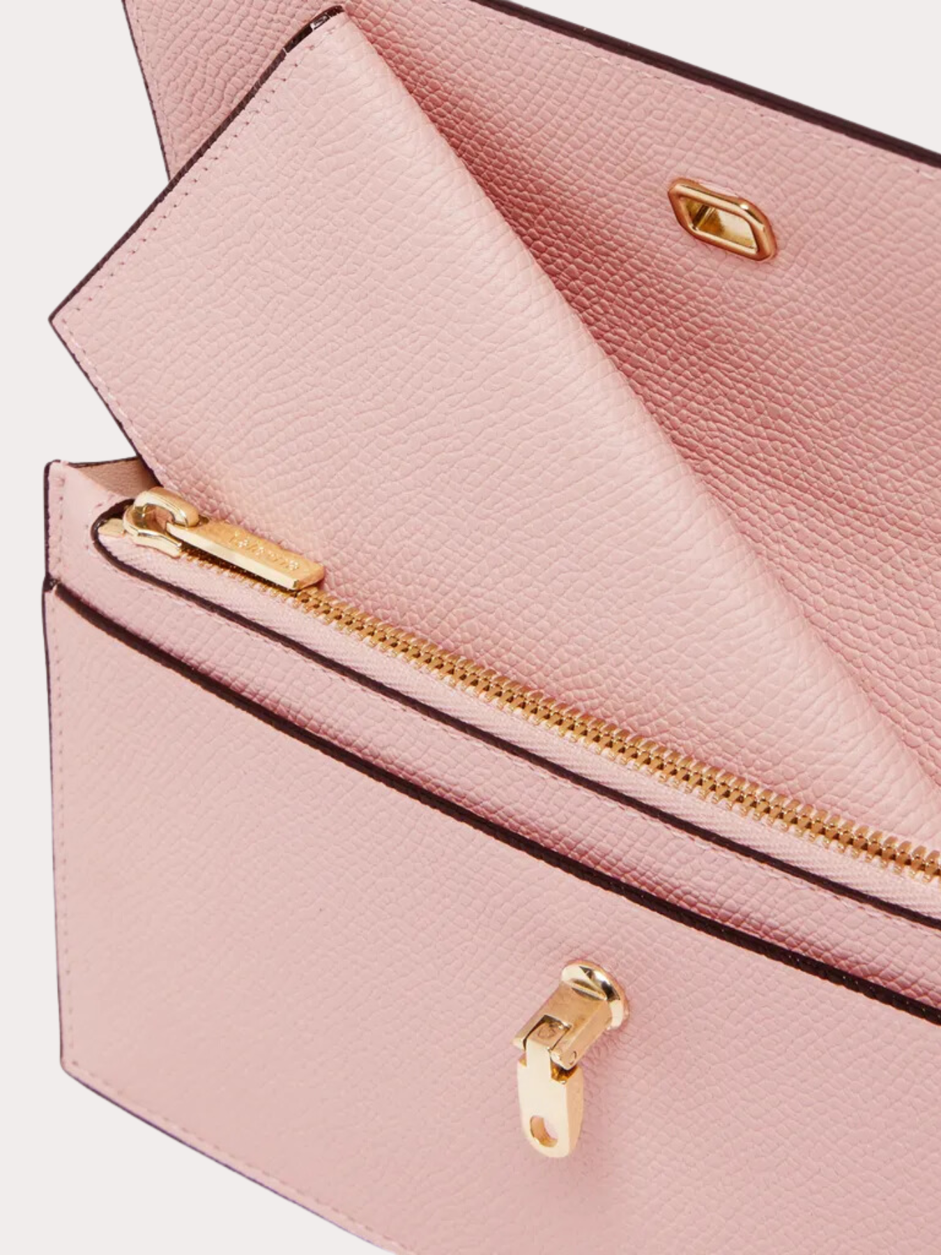Valextra-Brera Purse - Pink Peony-Bags-One Size-Boboli-Vancouver-Canada