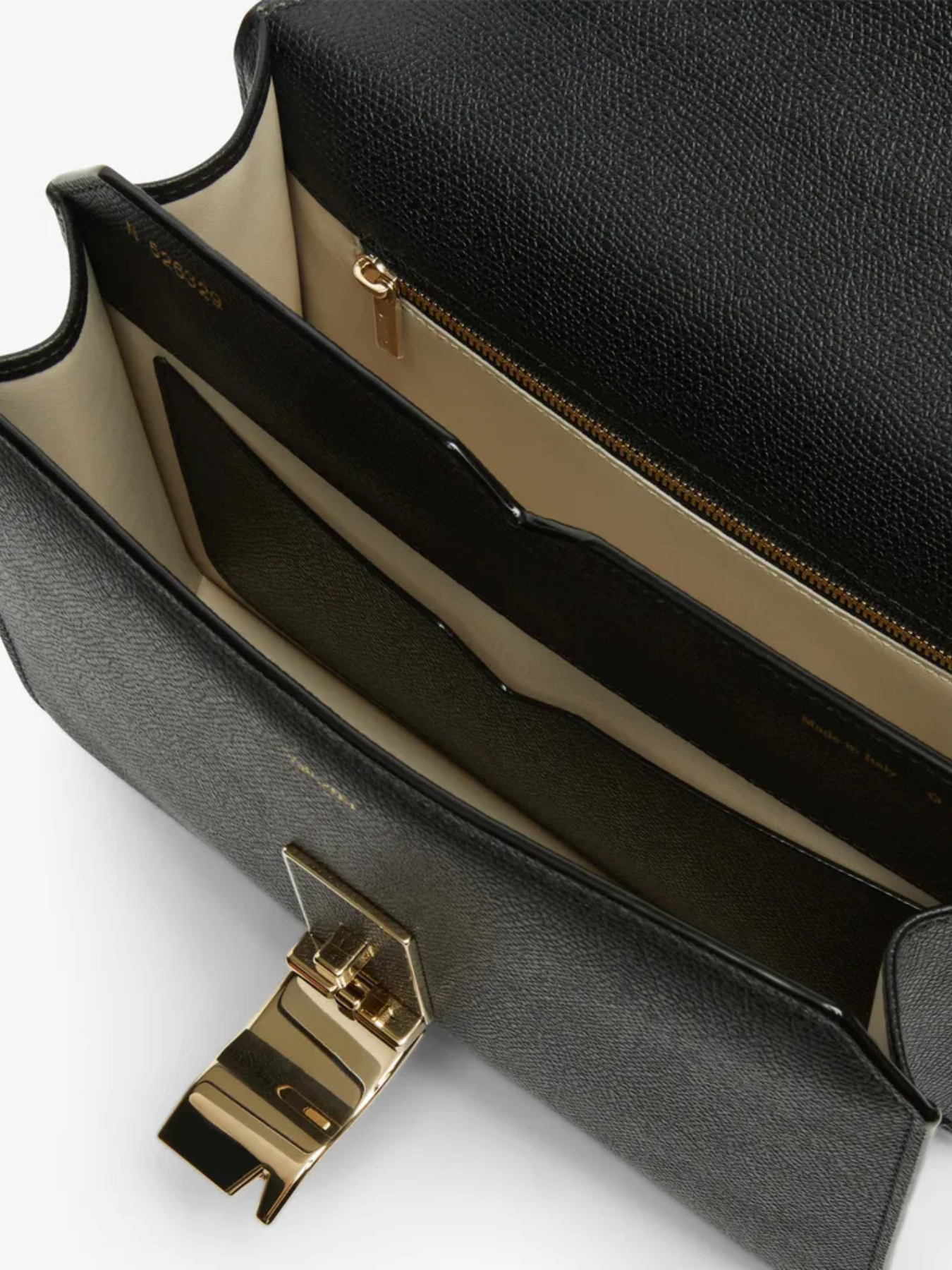 Valextra-Nolo Crossbody Medium Bag - Black-Bags-One Size-Boboli-Vancouver-Canada