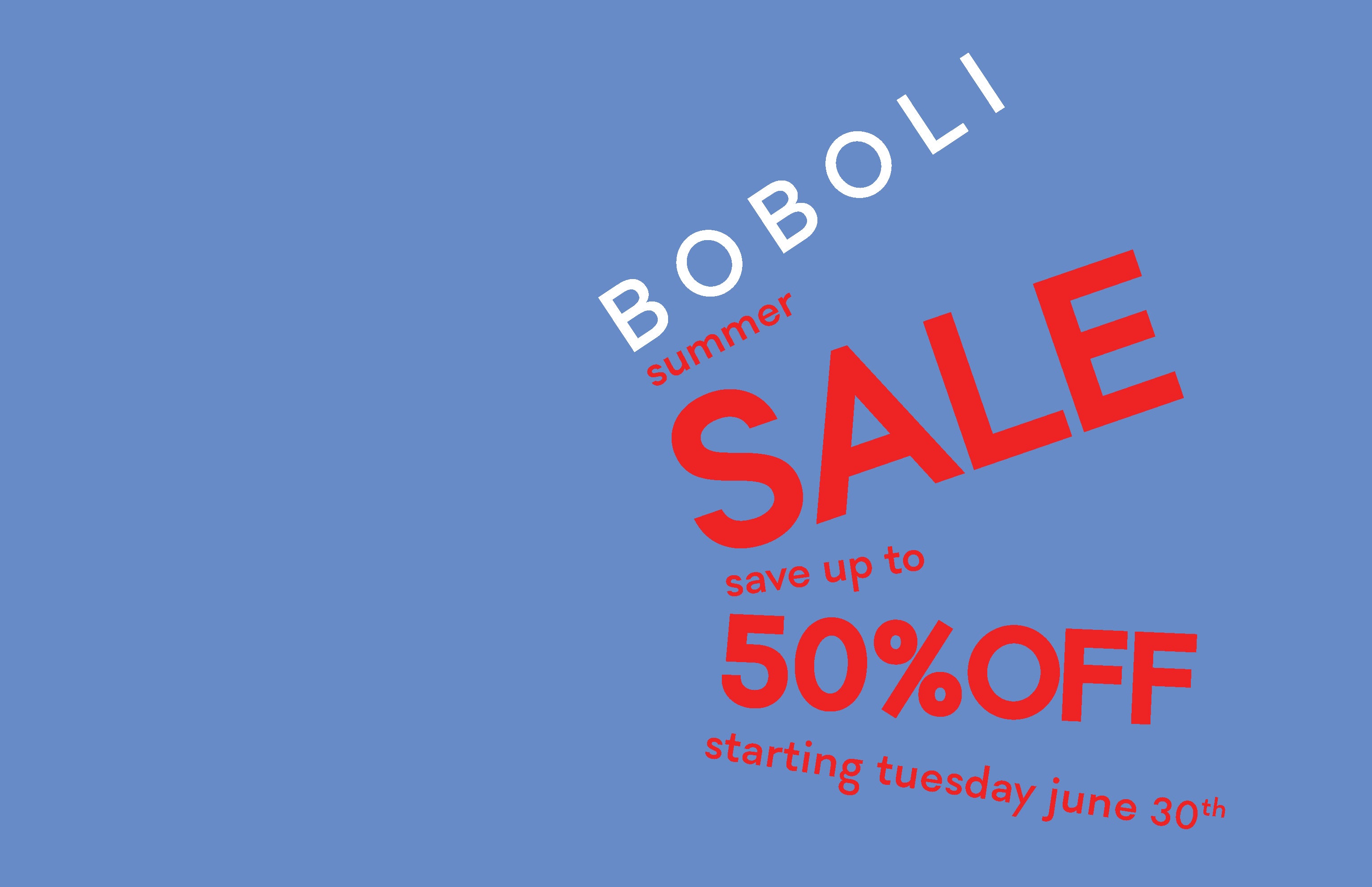 Summer Sale // happening NOW - Boboli Vancouver Canada