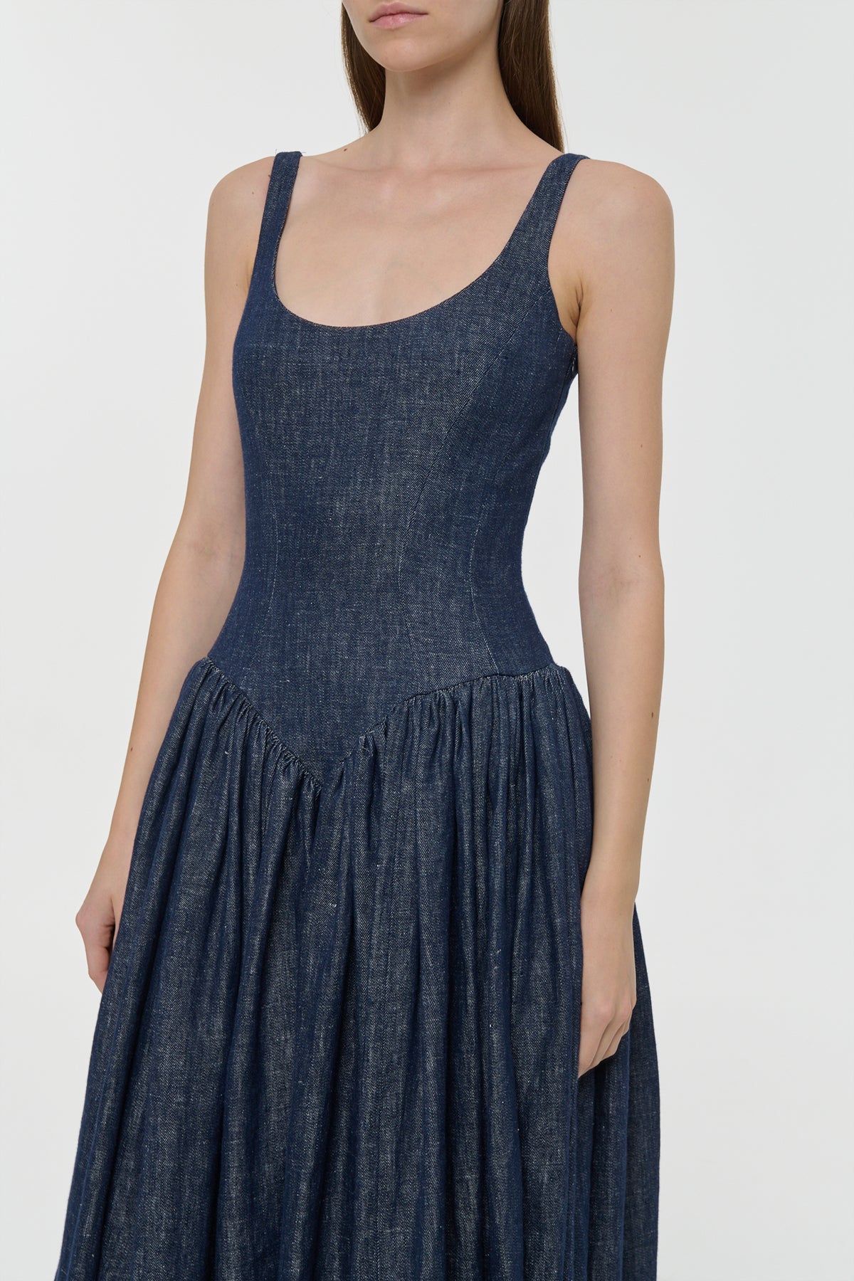 Gabriela Hearst-Isai Dress - Denim-Dresses-Boboli-Vancouver-Canada
