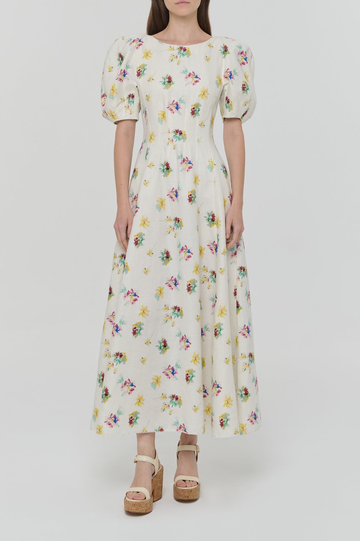 Gabriela Hearst-Ranya Dress - Ivory-Dresses-Boboli-Vancouver-Canada