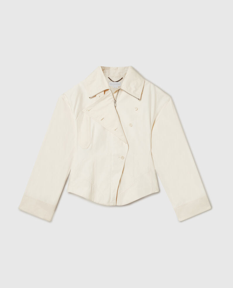Stella McCartney-Washed Cotton Utility Top - Vanilla-Tops-Boboli-Vancouver-Canada
