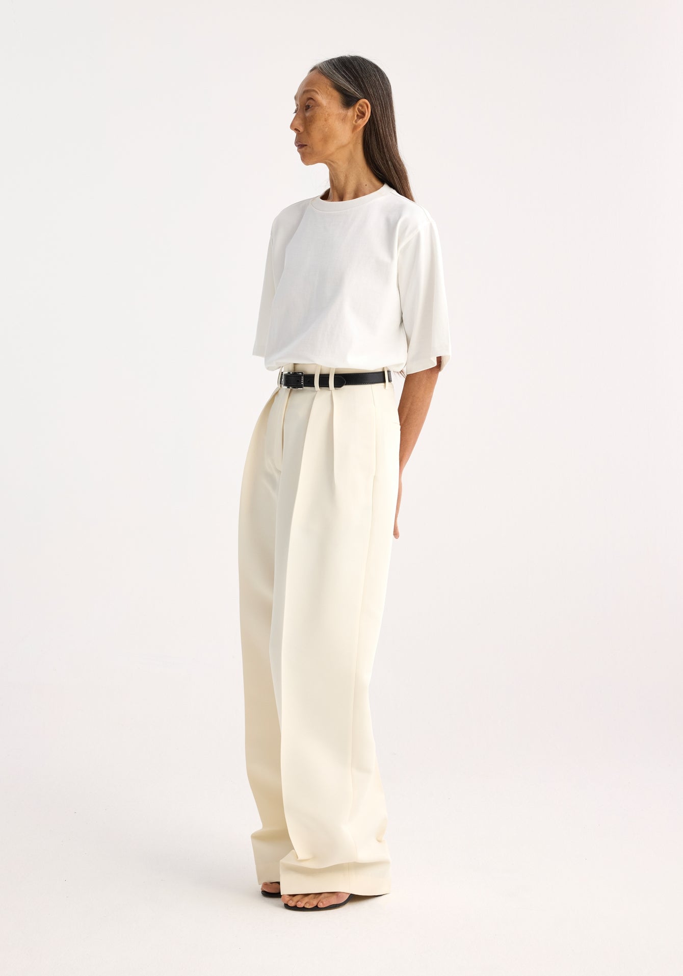 Oversized Cotton T-Shirt - Optic White