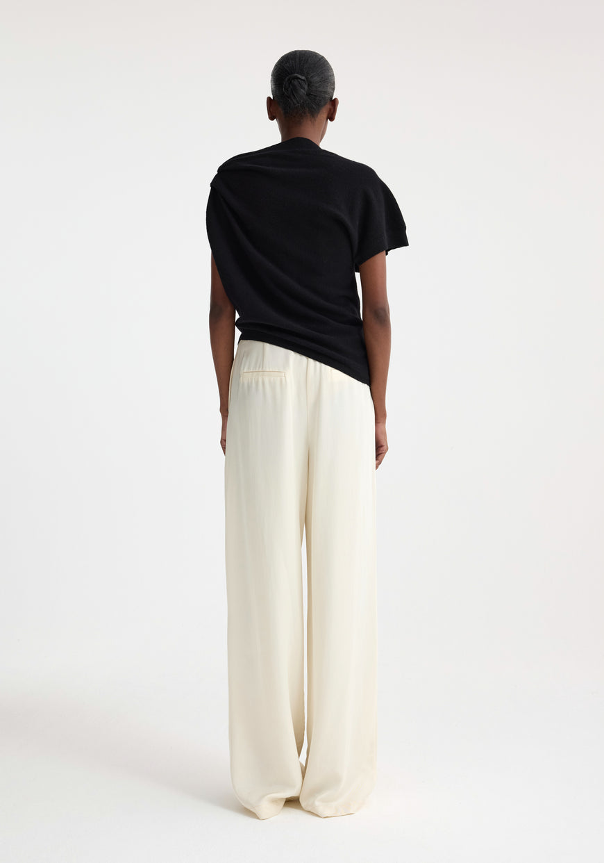 Deconstructed Knitted Top - Black