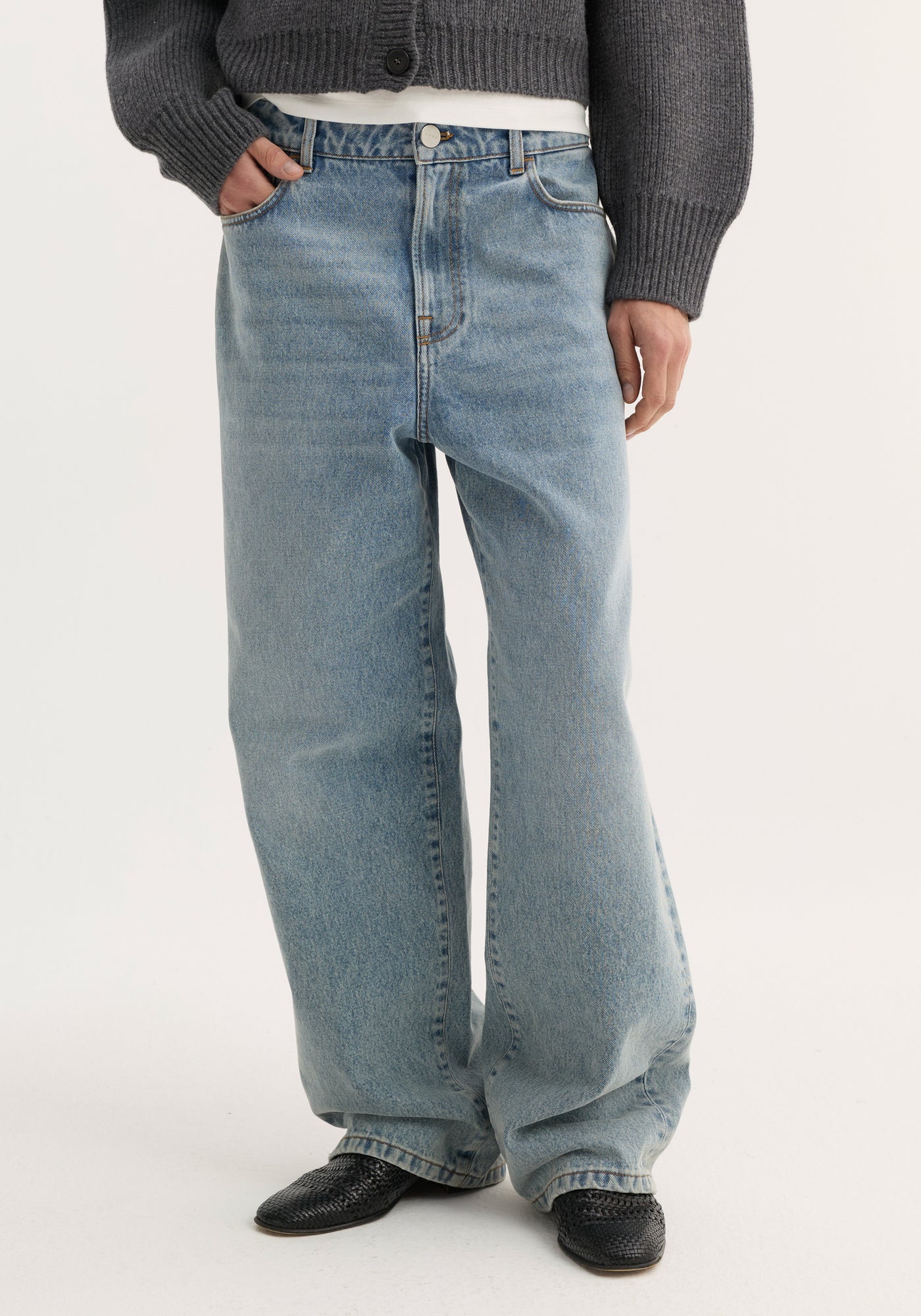 Baggy Fit Denim - Classic Blue
