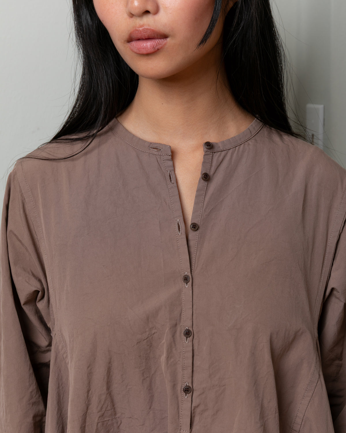 Harmony Paper Cotton Dress - Clay