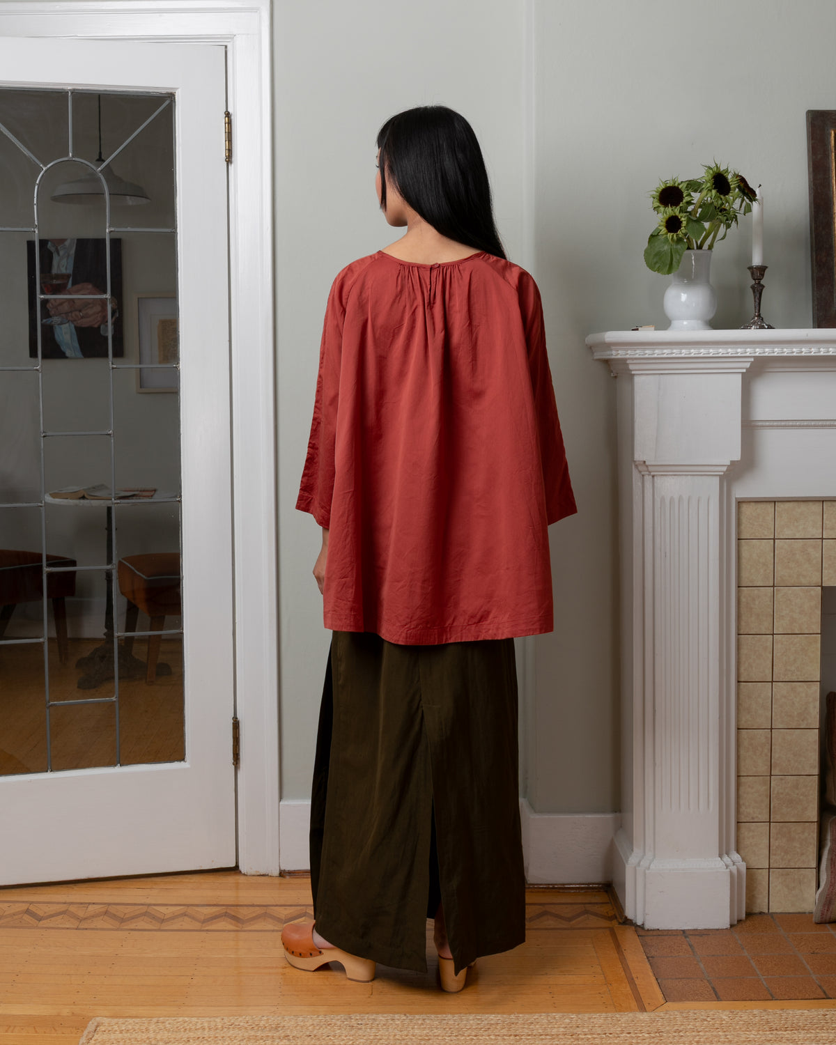 2By Twill Cotton Top - Brick