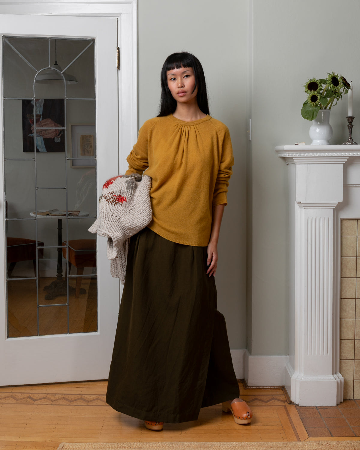 Jennie Jumper Wool Cashmere Sweater - Cumin