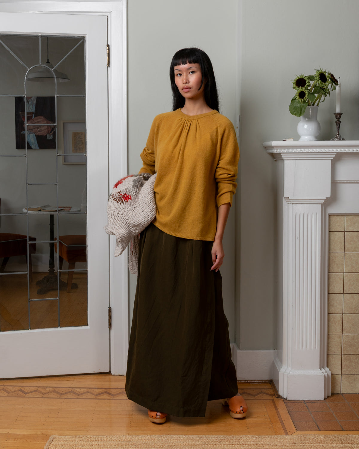 Jennie Jumper Wool Cashmere Sweater - Cumin