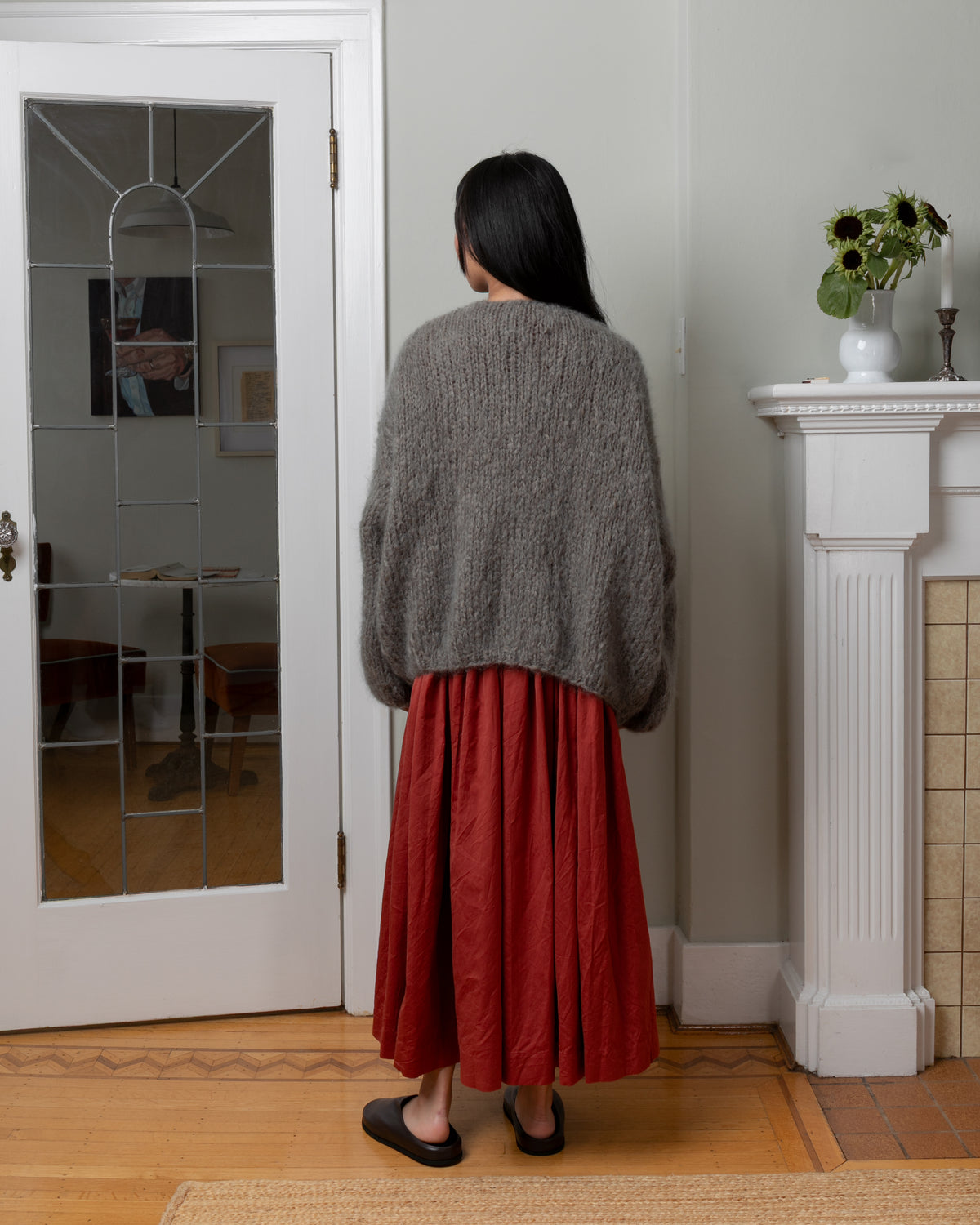 Short Cardigan - Khaki
