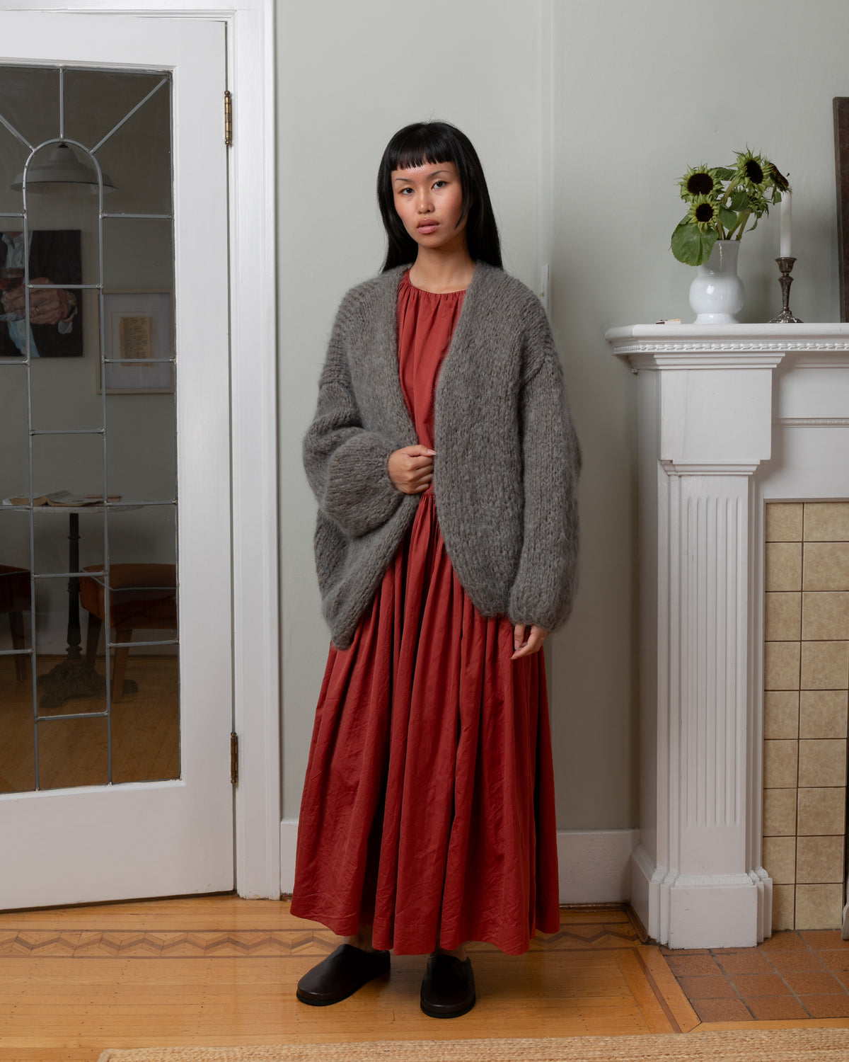 Short Cardigan - Khaki
