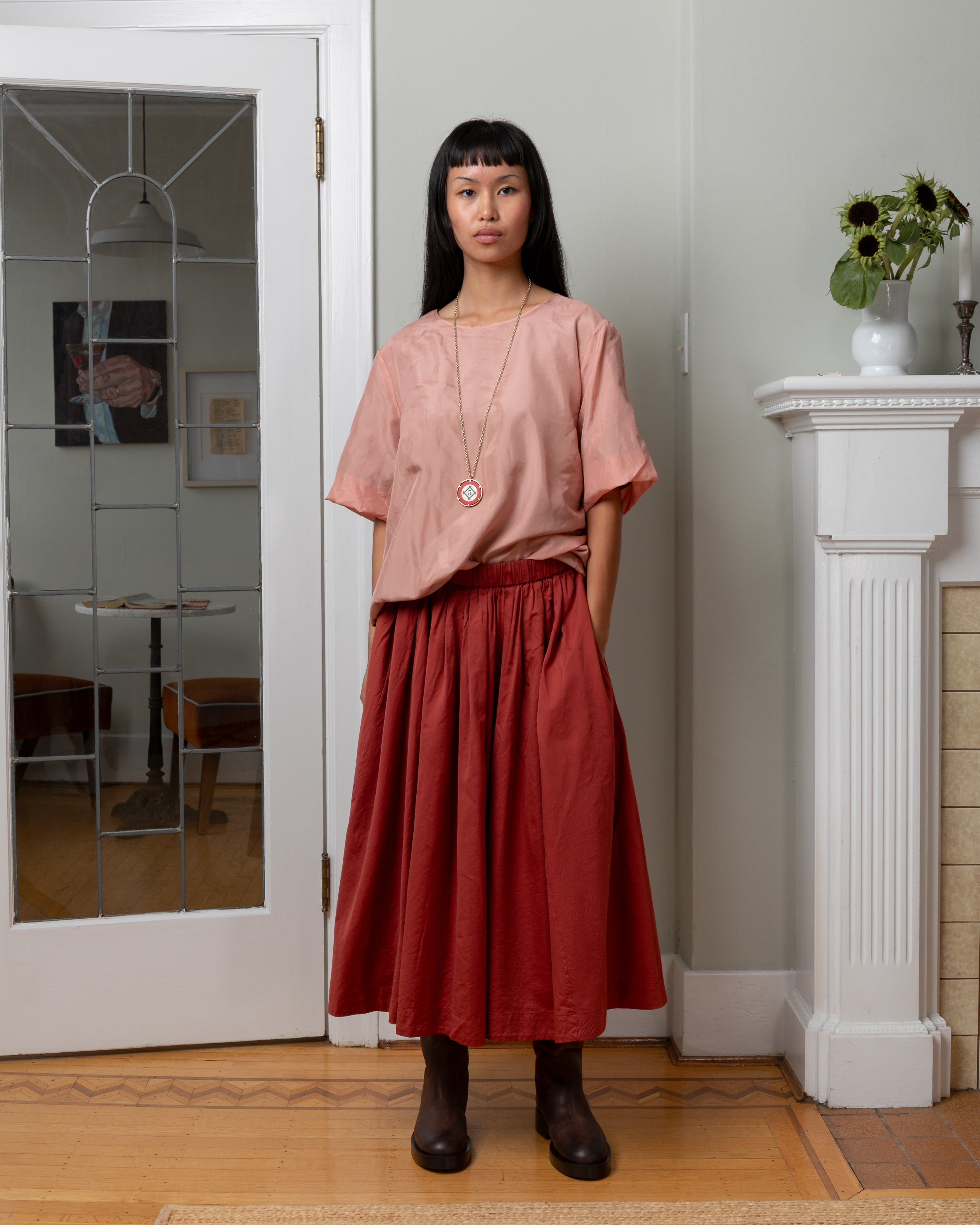 Casey Casey | Bb Pleat Twill Cottom Silk Skirt | Boboli, Vancouver