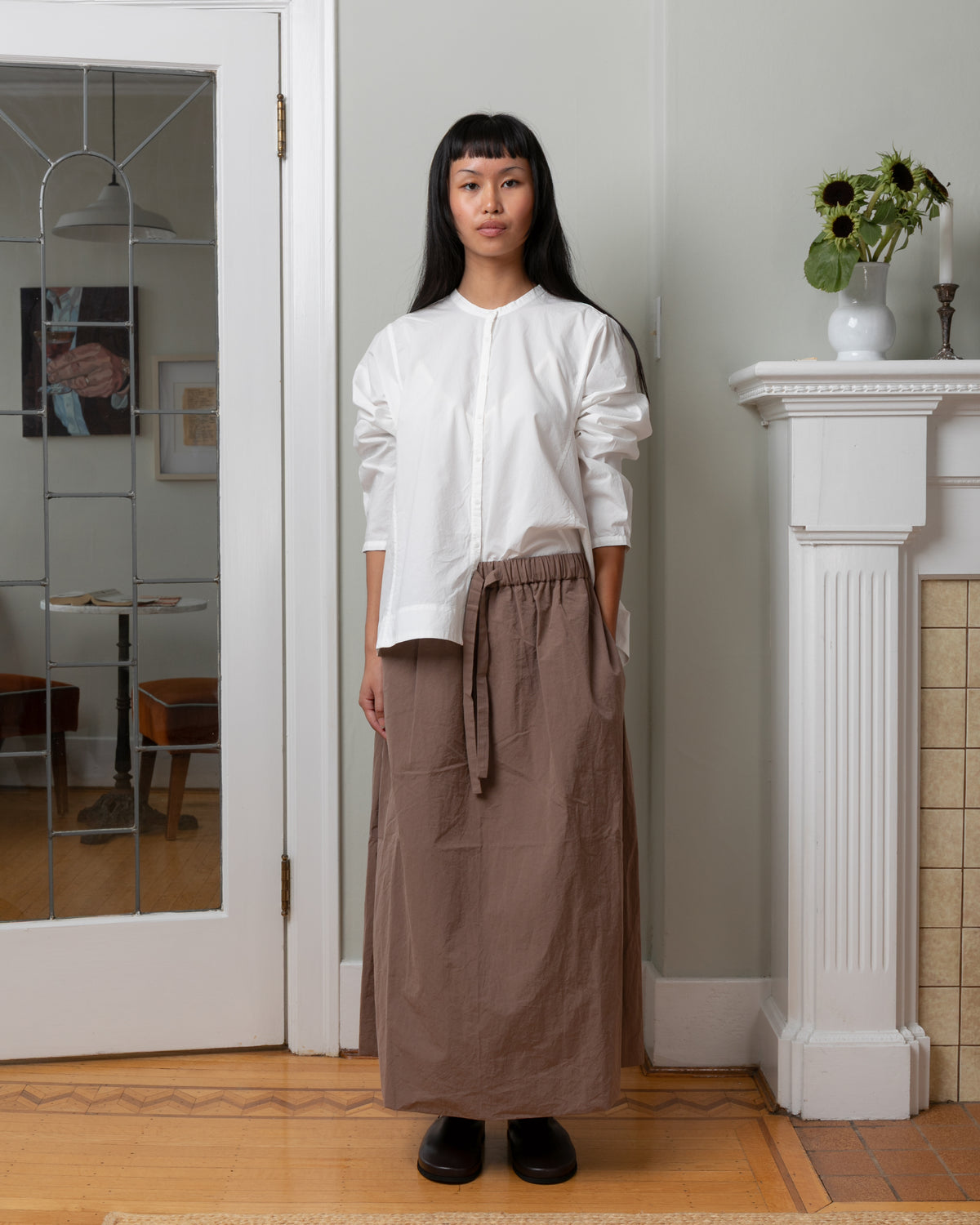 Casey Casey-Harmony Cotton Shirt - White-Shirts-Boboli-Vancouver-Canada