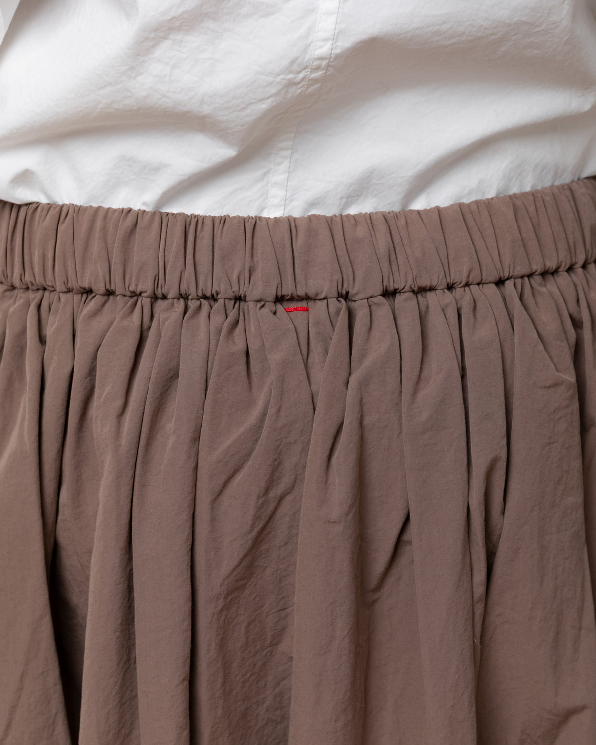Jennie Paper Cotton Skirt - Clay