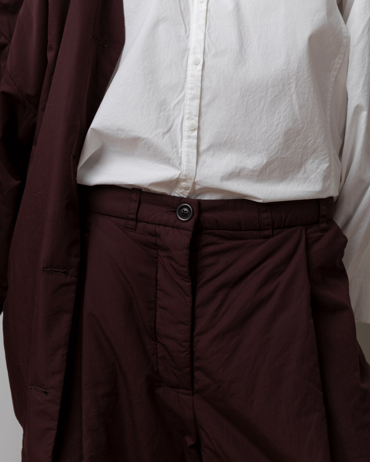 PP Chalk Poplin Pant - Ebony