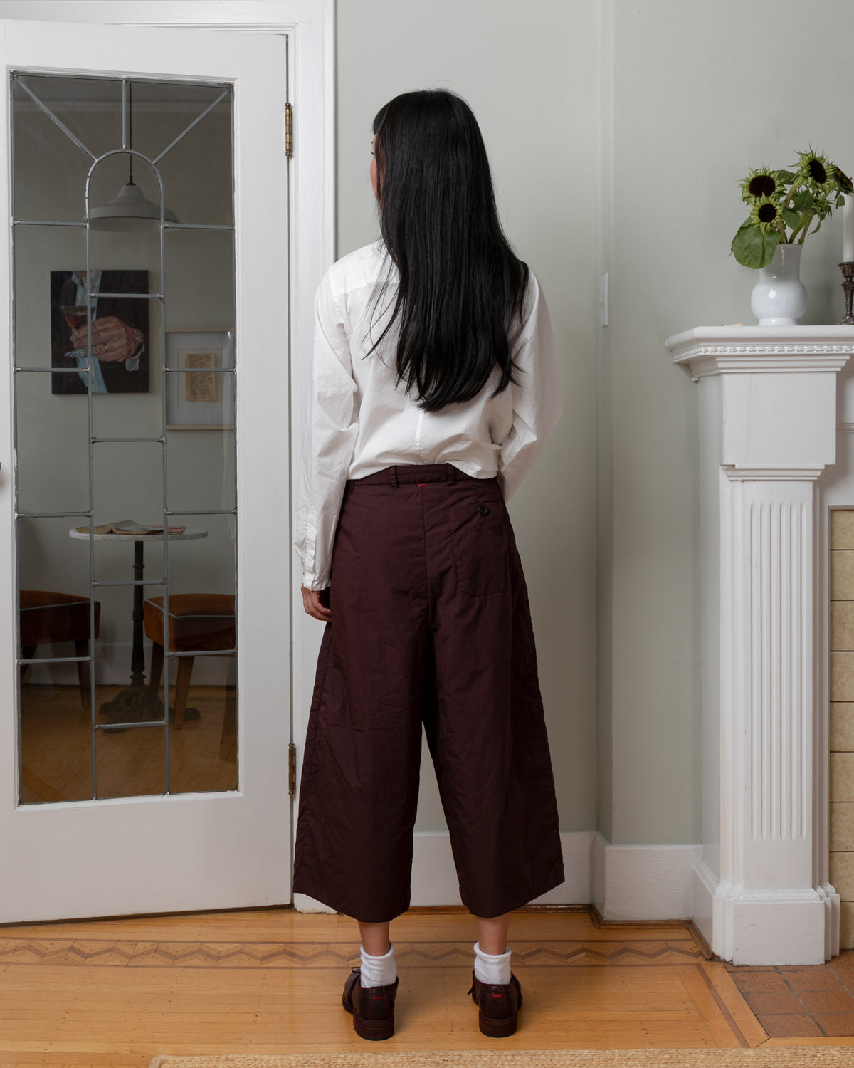 PP Chalk Poplin Pant - Ebony