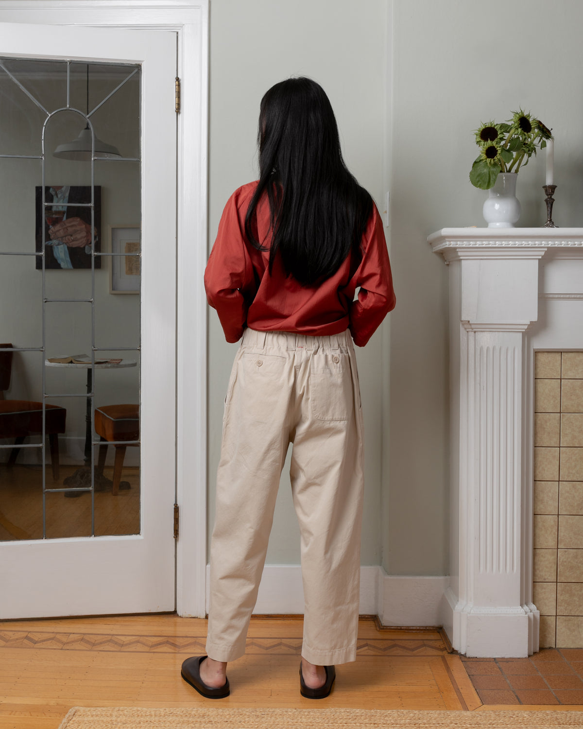 Warren Double Cotton Pant - Foam
