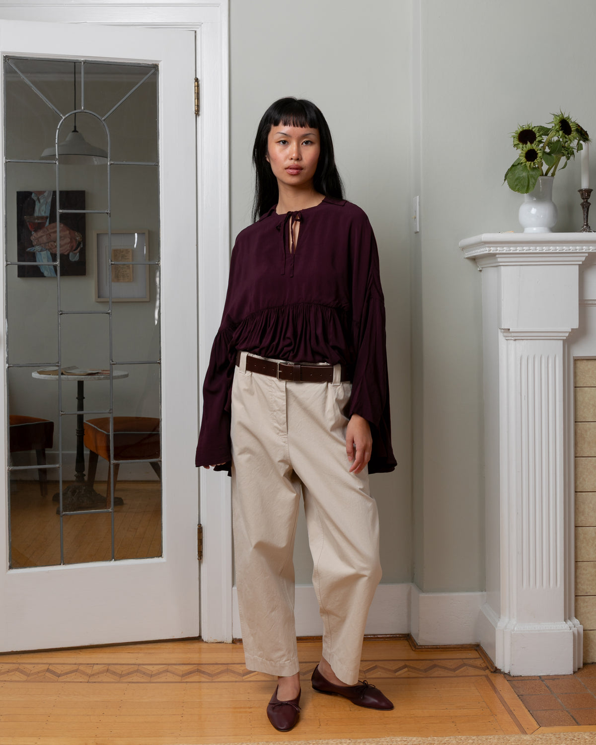 Warren Double Cotton Pant - Foam