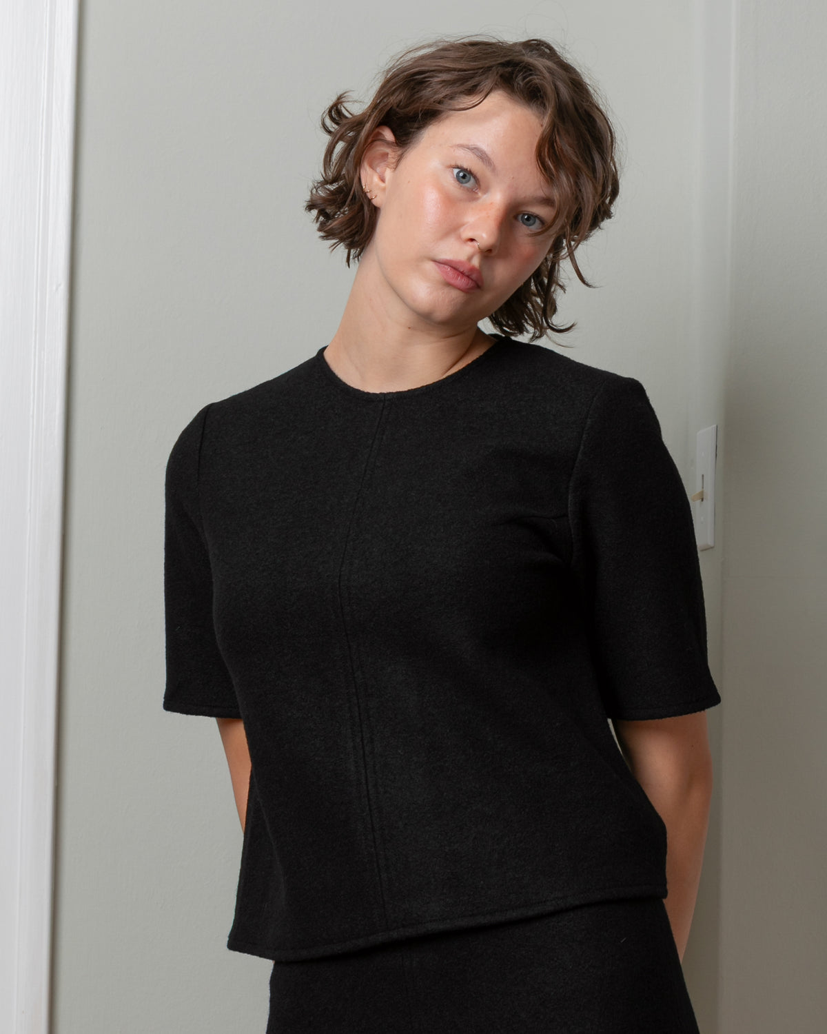 Wool Top - Black