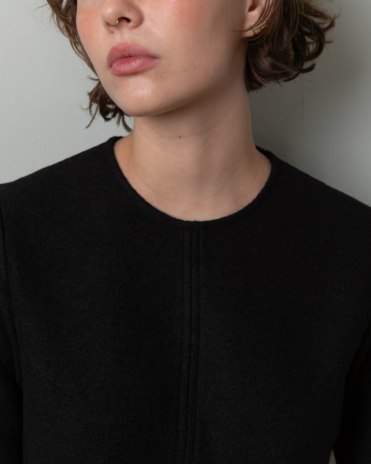 Vis A Vis-Wool Top - Black-Tops-Boboli-Vancouver-Canada