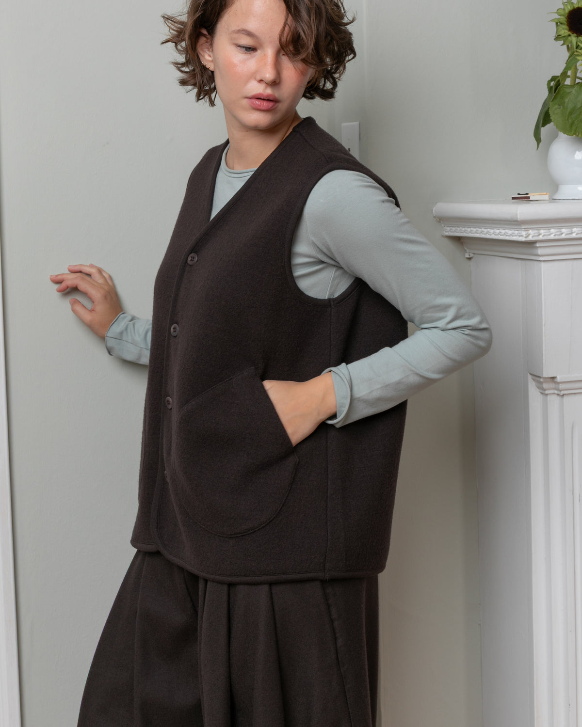 Gilet Potos Jacket - Cacao
