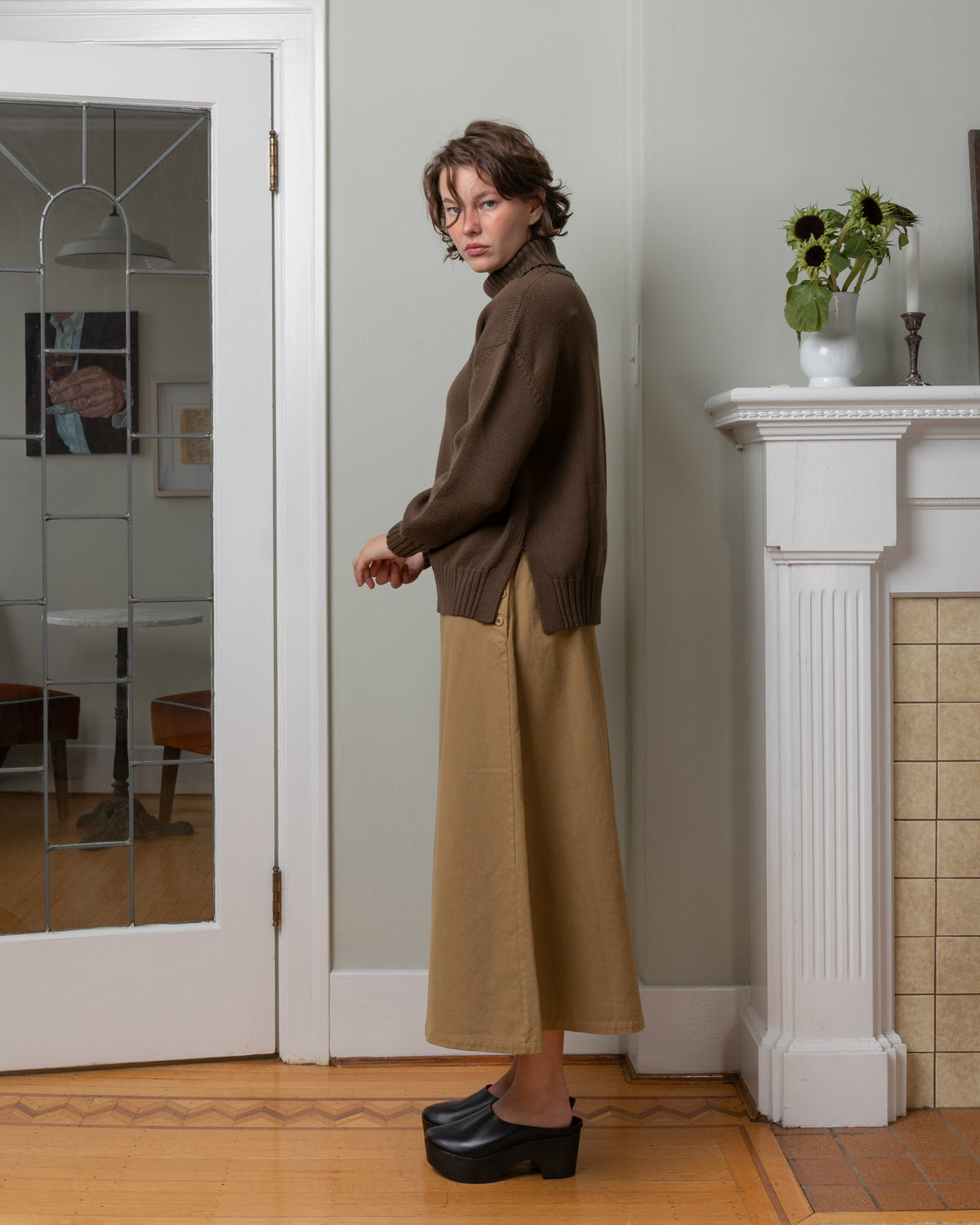 Maglia Fiore Top - Teak