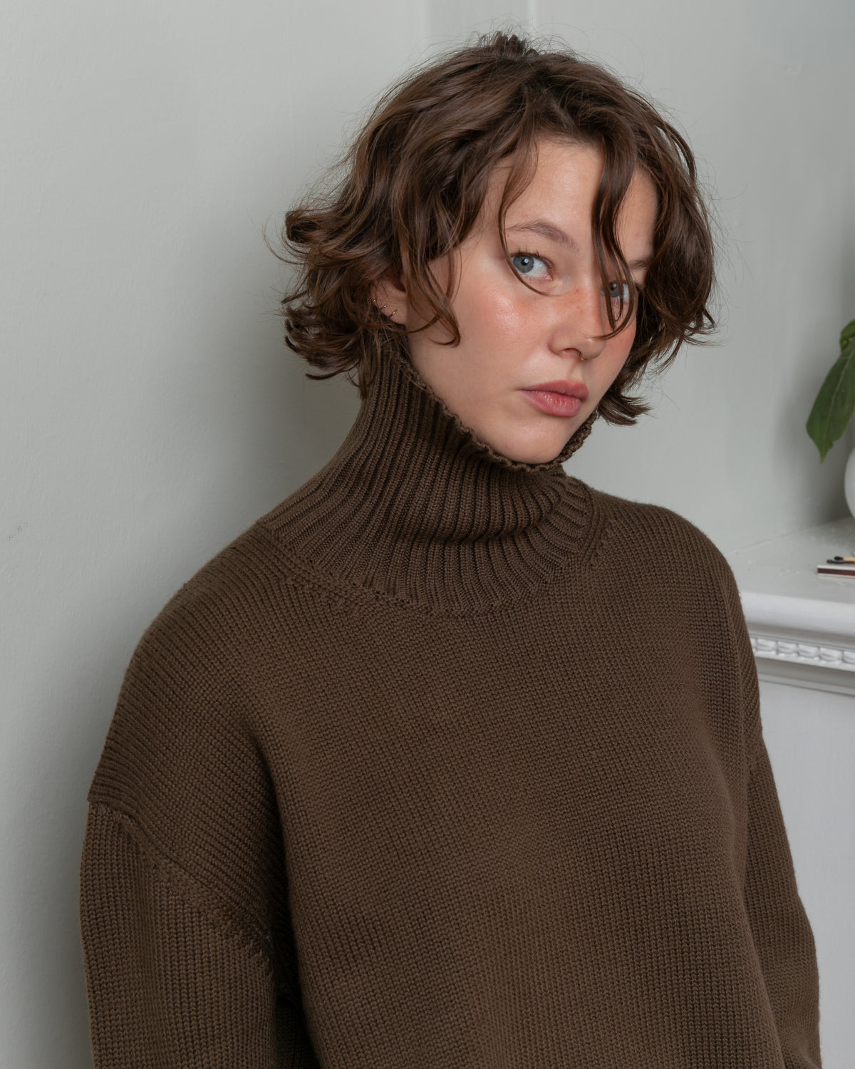 Maglia Fiore Top - Teak