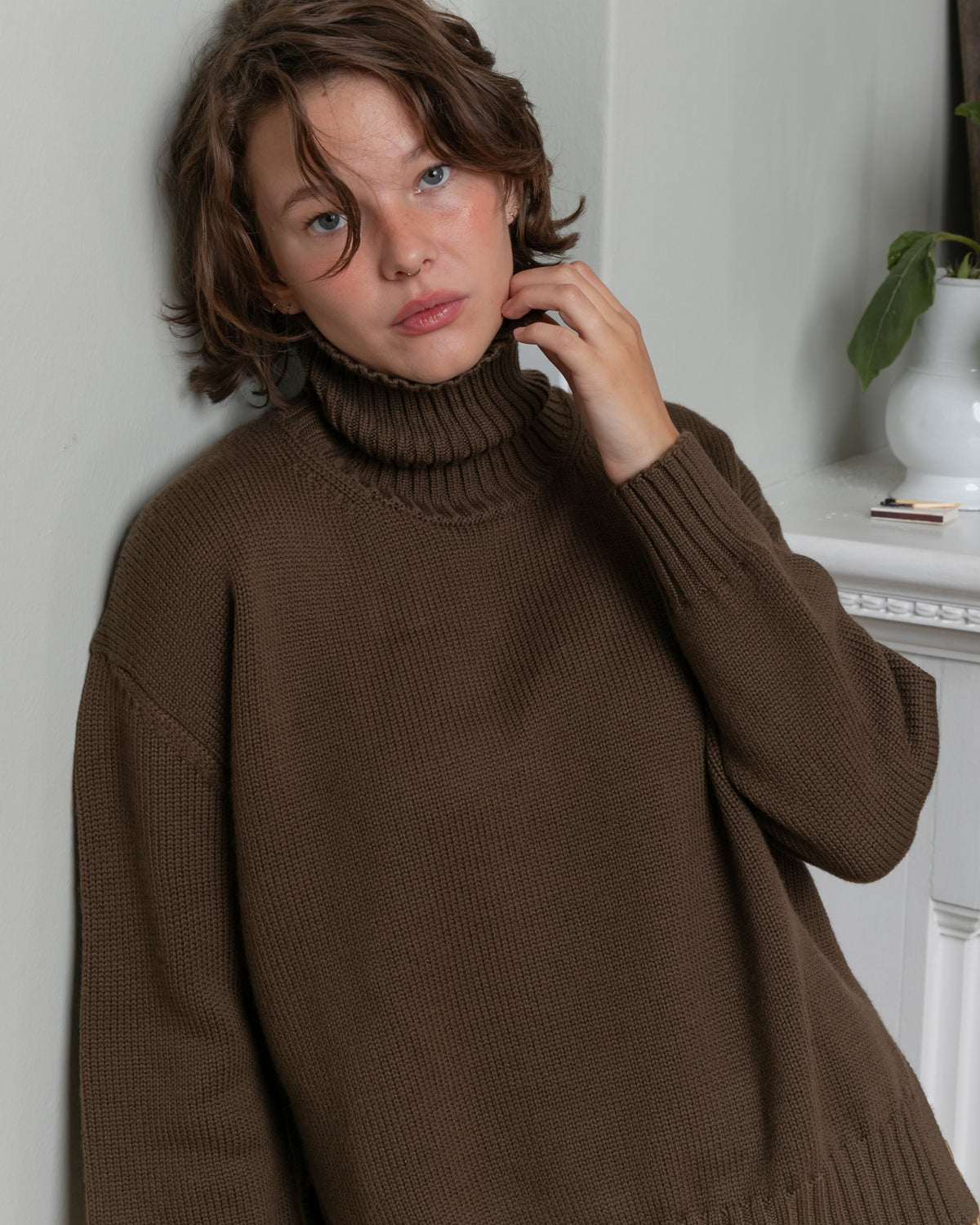 Maglia Fiore Top - Teak