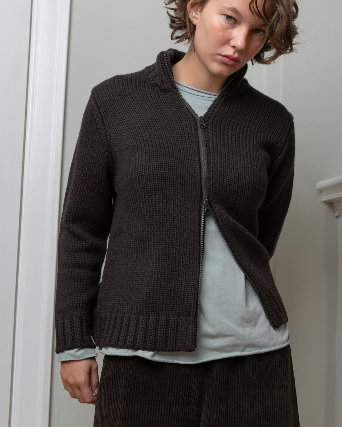 Cardigan Monte Sweater - Cacao