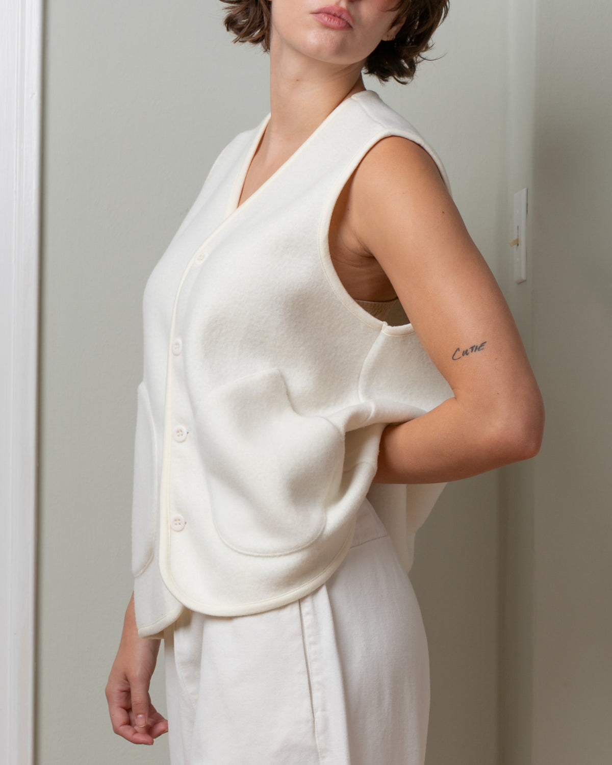 Gilet Potos Jacket - Winter White