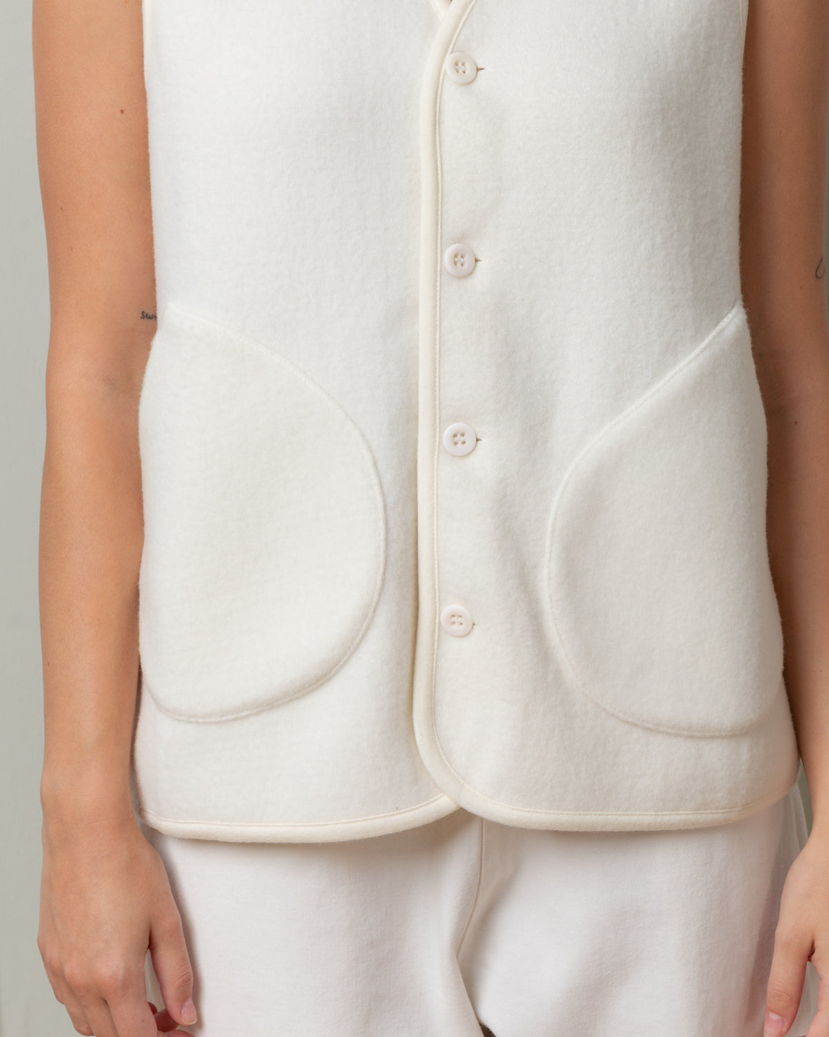 Gilet Potos Jacket - Winter White