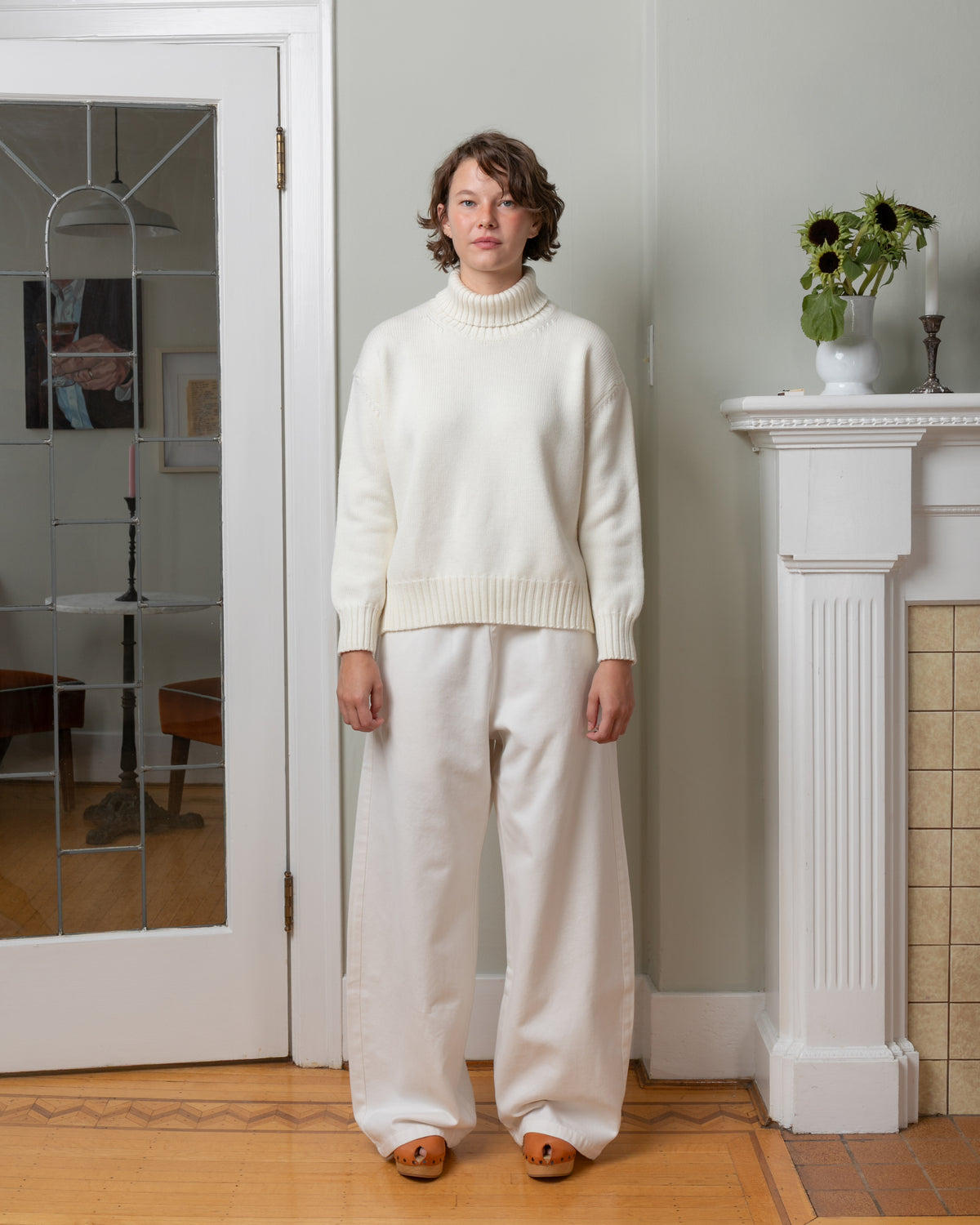 Maglia Fiore Top - Winter White