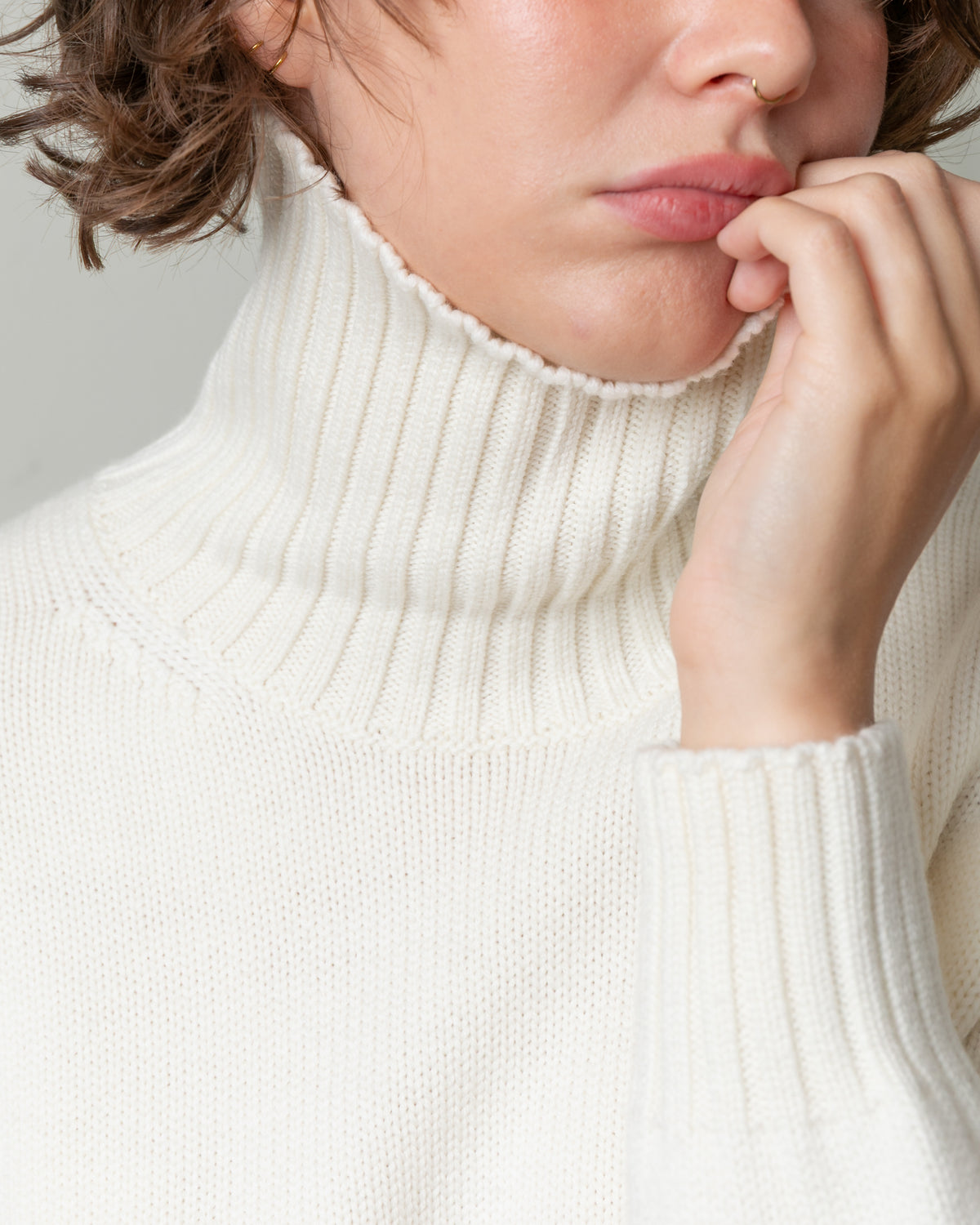 Maglia Fiore Top - Winter White