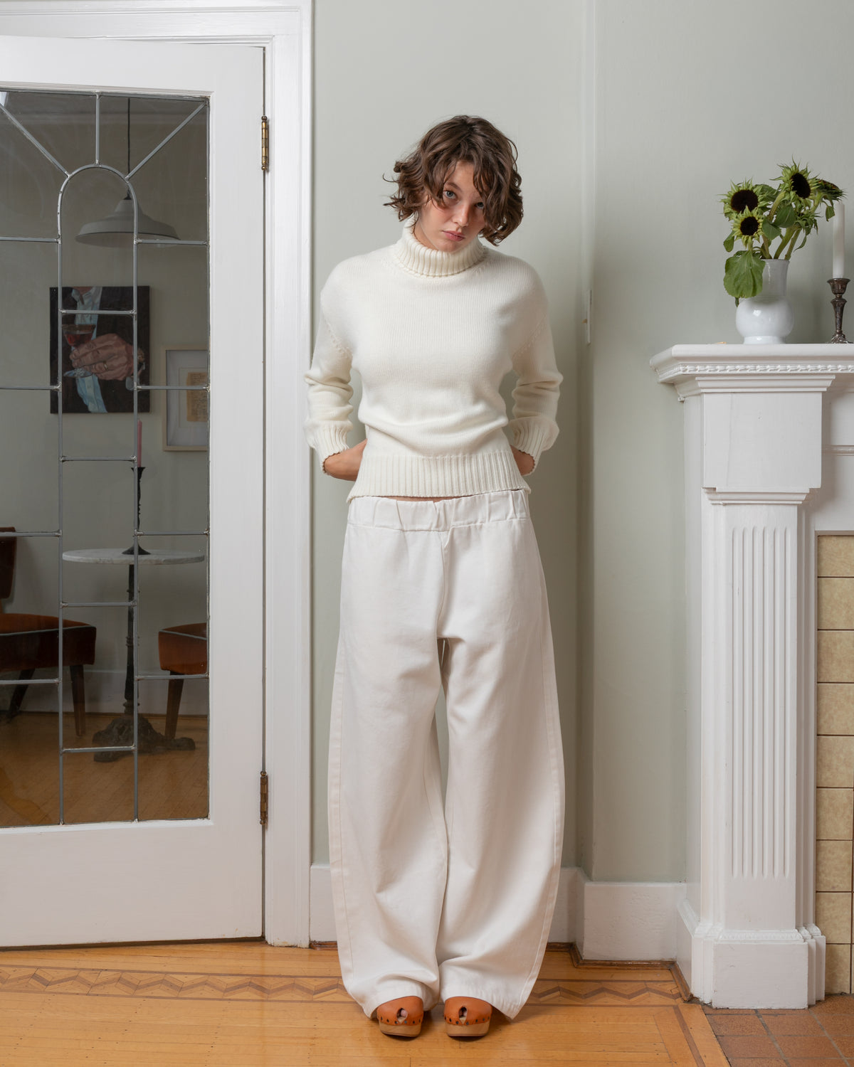 Panta Chiaro Pant - Winter White