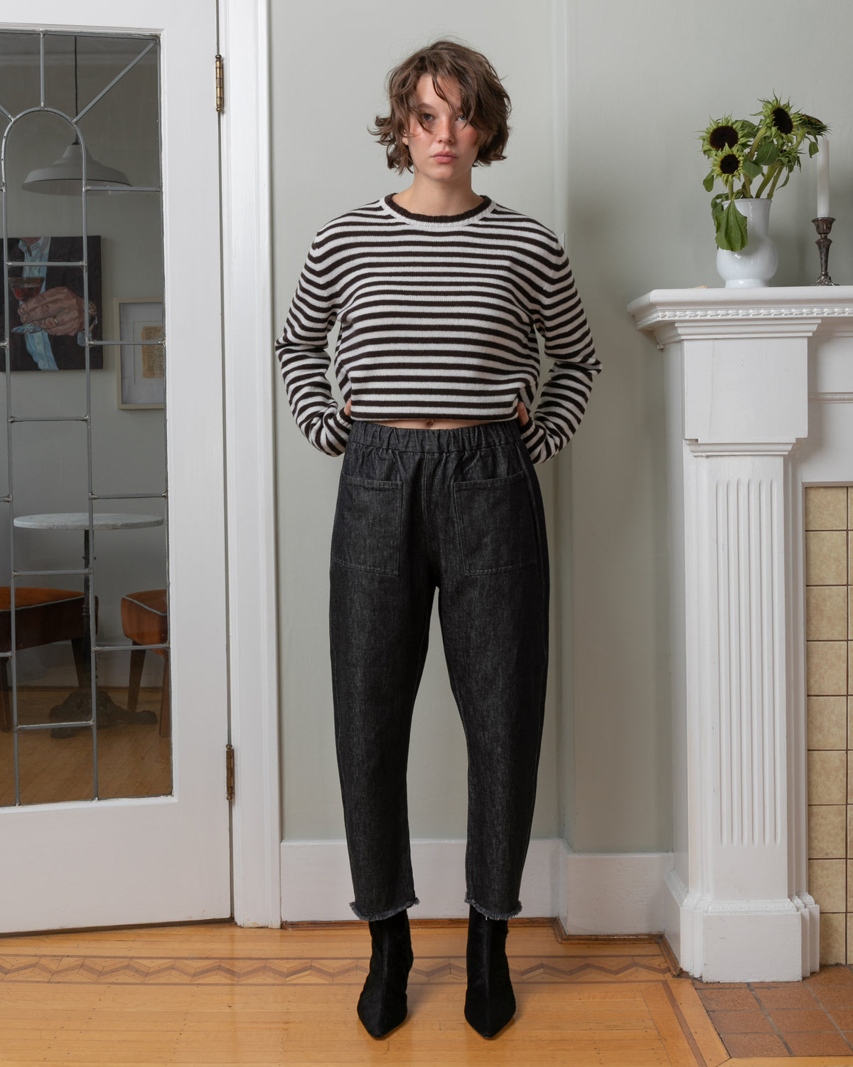 Selin Pants - Black Denim