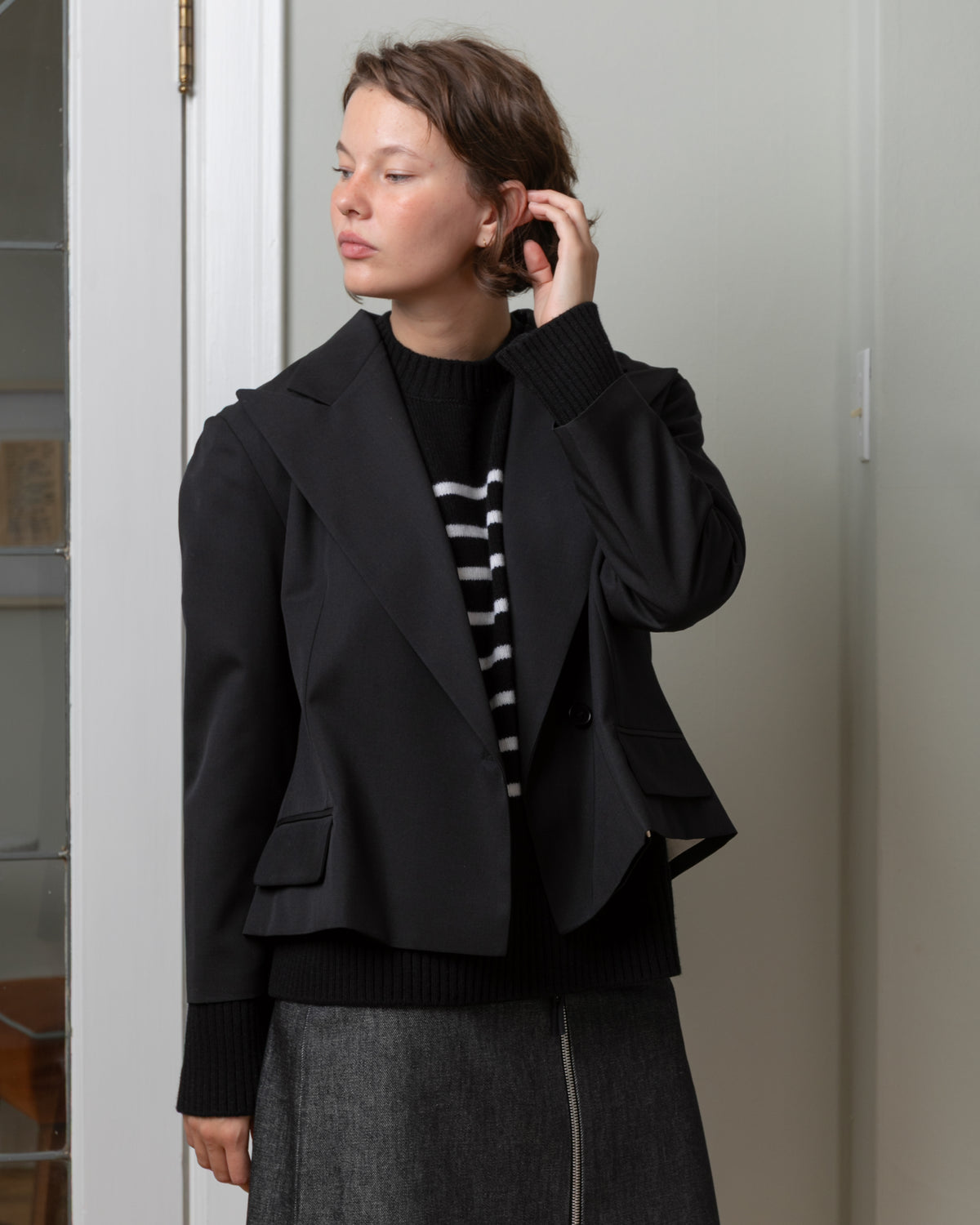Minibourne Jacket- Black WP