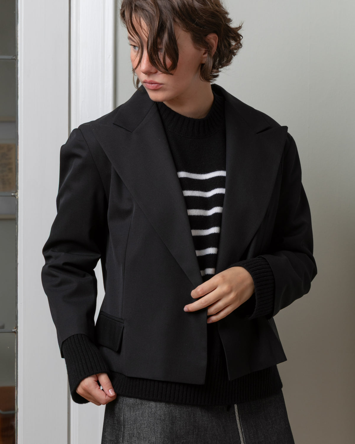 Minibourne Jacket- Black WP