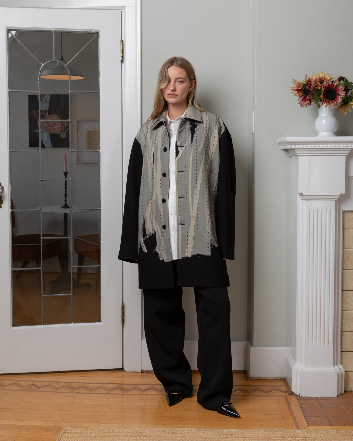 Preservation Pascal Coat - Black / Cream
