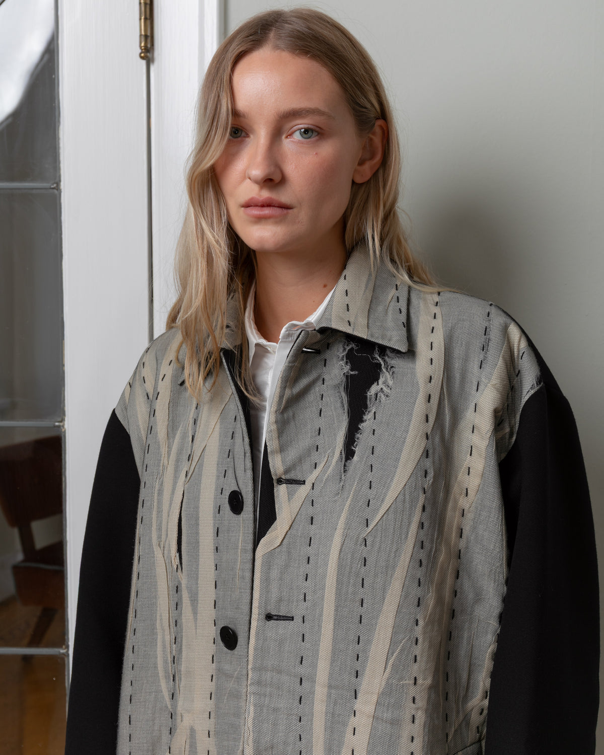Preservation Pascal Coat - Black / Cream