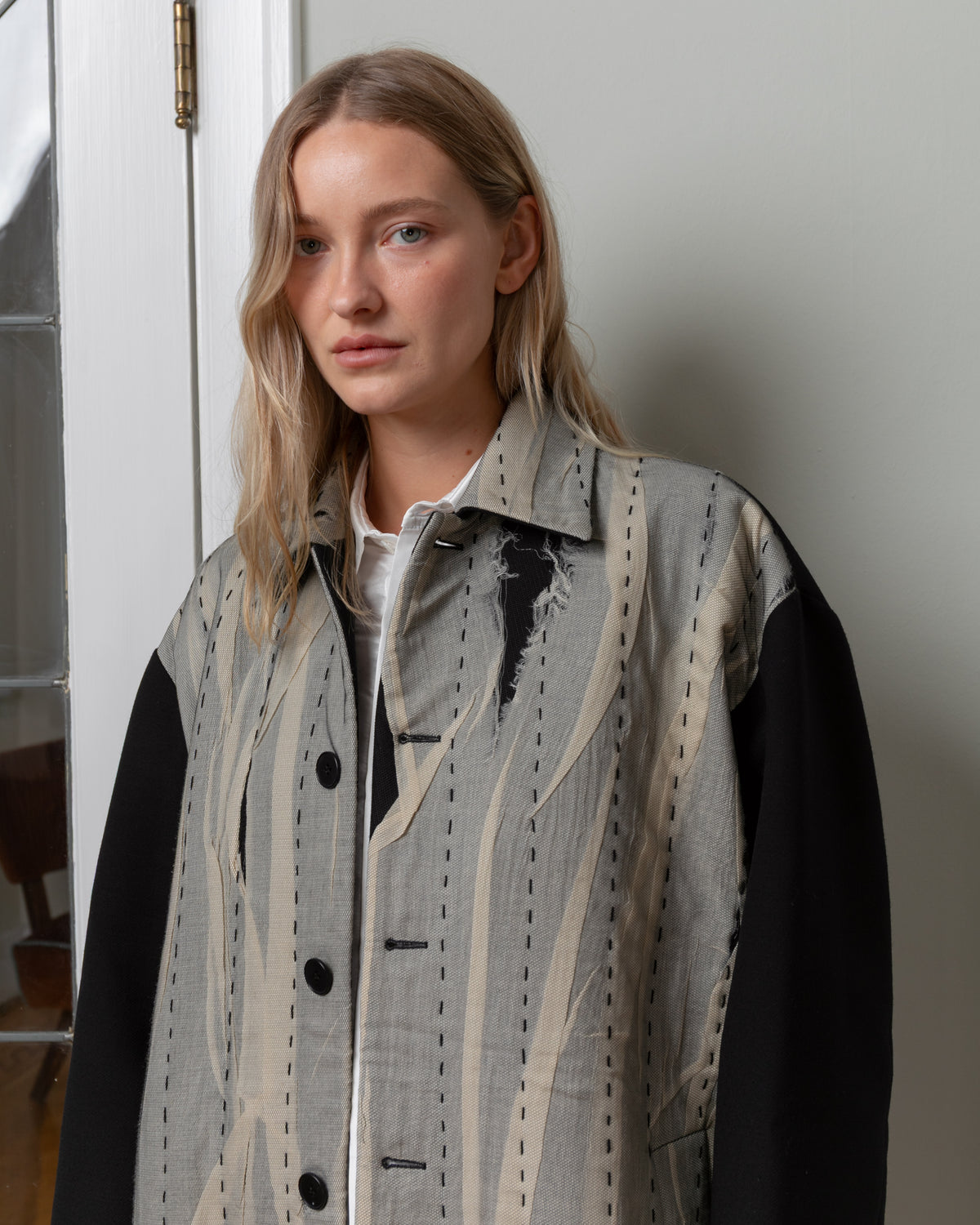 Preservation Pascal Coat - Black / Cream