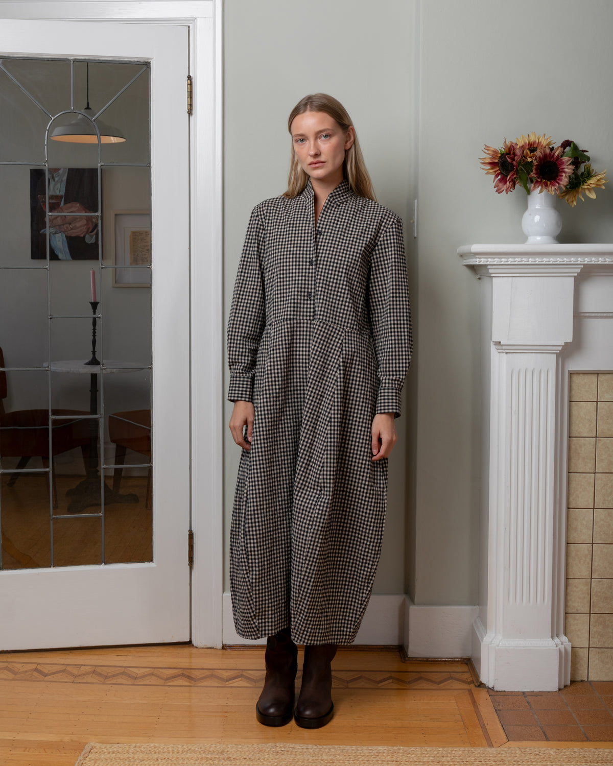 Bergfabel-Letty Dress - Check-Dresses-Boboli-Vancouver-Canada
